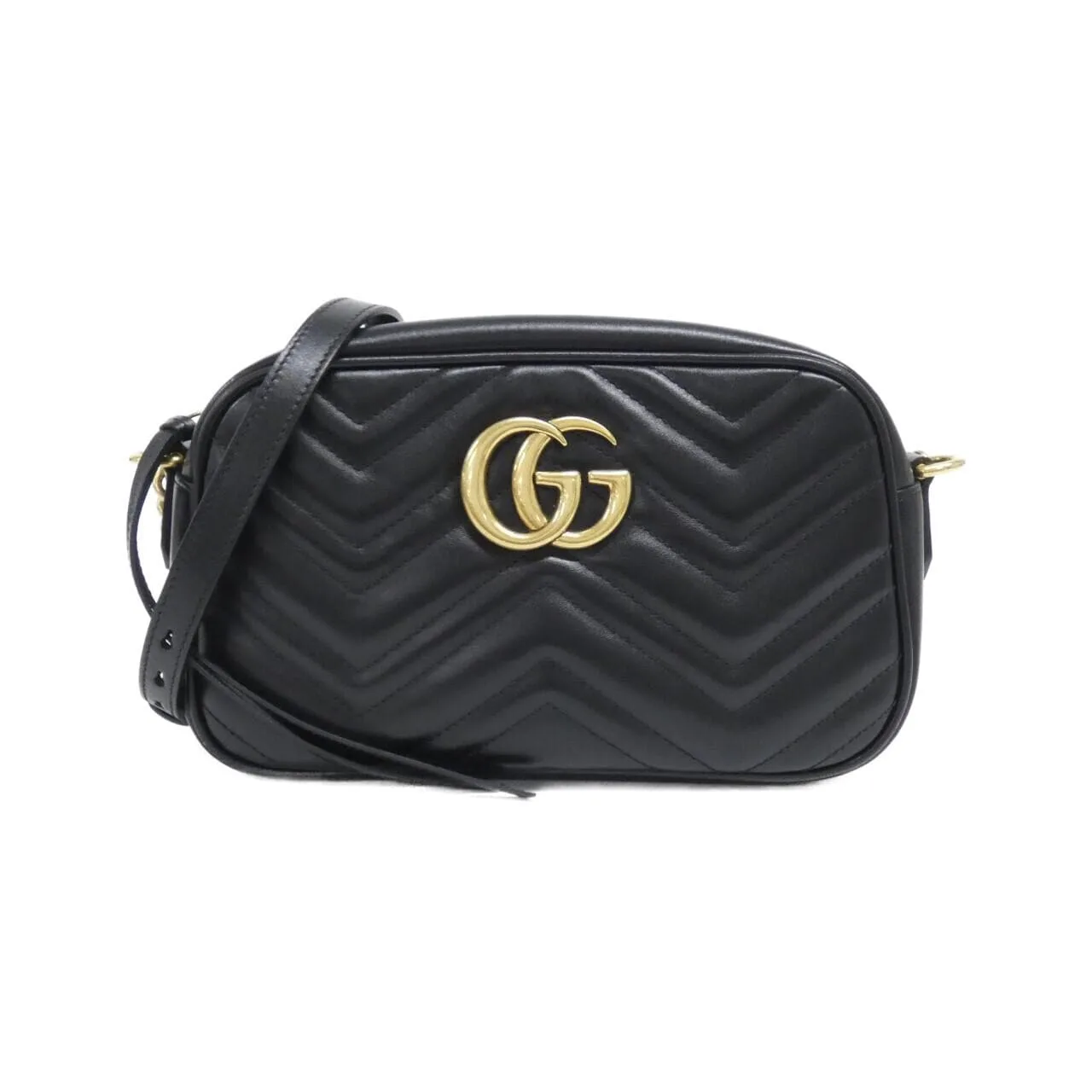 GUCCI Marmont 447632 DTD1T Shoulder Leather