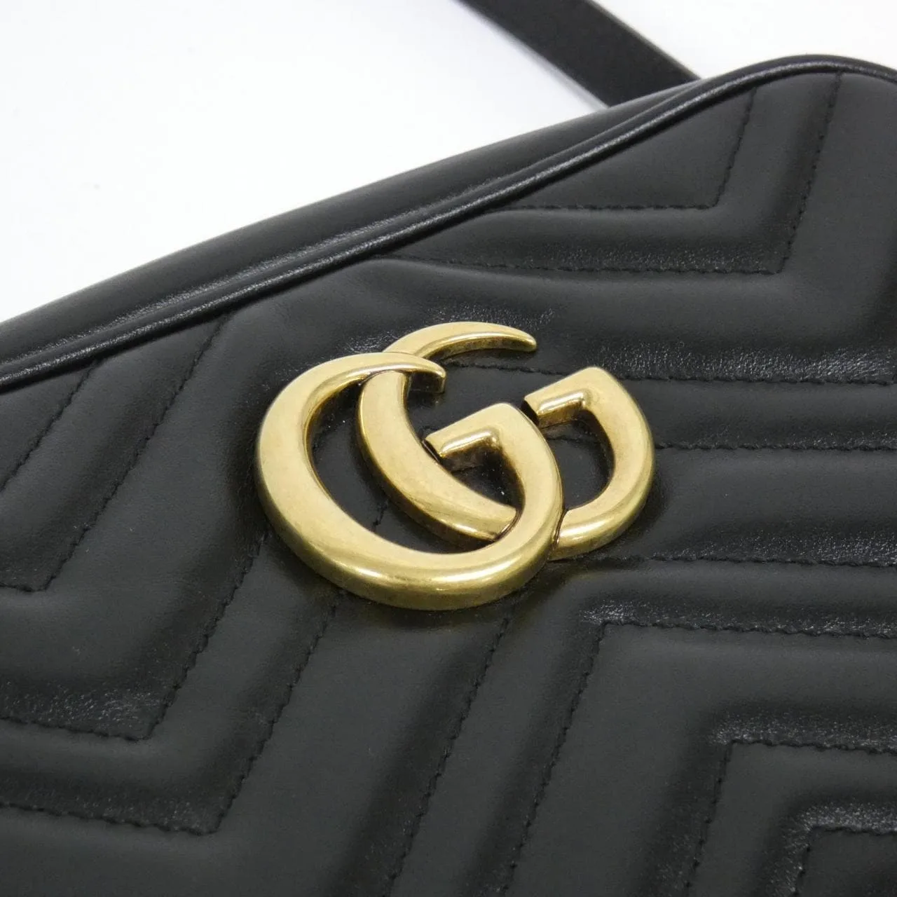 GUCCI Marmont 447632 DTD1T Shoulder Leather 4
