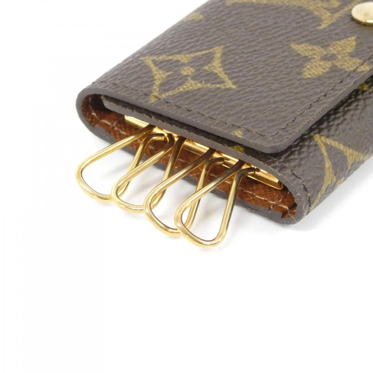 LOUIS VUITTON M62631 Key Case Monogram 黑色 Monogram 中古品A - 縮圖 2
