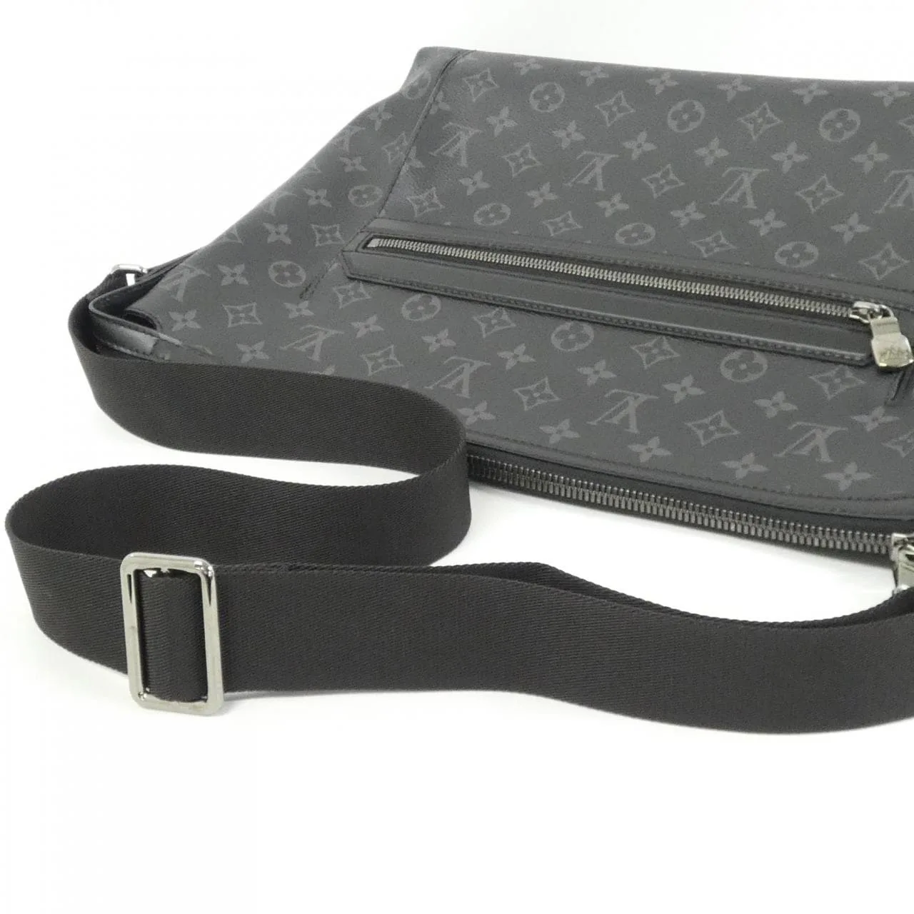LOUIS VUITTON Eclipse M44224 肩背包 Monogram 黑色 Monogram 中古品A - 縮圖 6