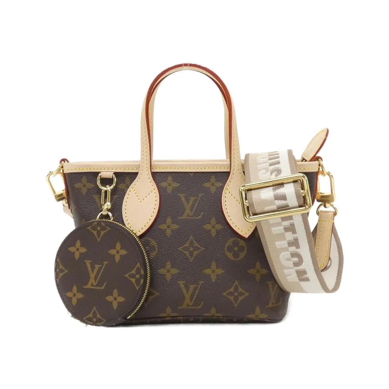 LOUIS VUITTON Neverfull M46705 Tote Monogram Beige