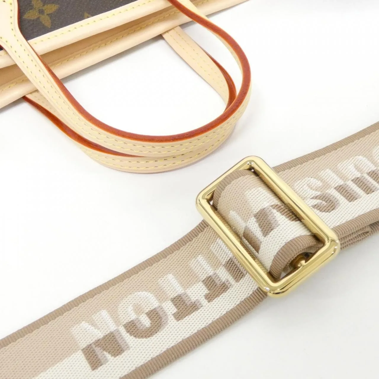LOUIS VUITTON Neverfull M46705 Tote Monogram Beige Monogram Rank A - Thumbnail 4