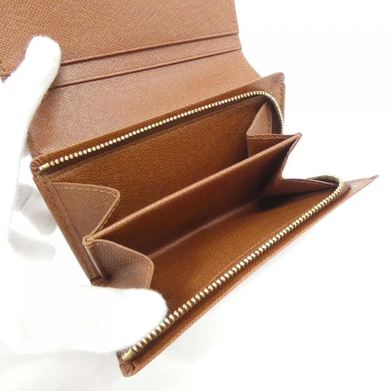 LOUIS VUITTON M61730 銀包 Monogram 黑色 Monogram 中古品A - 縮圖 6