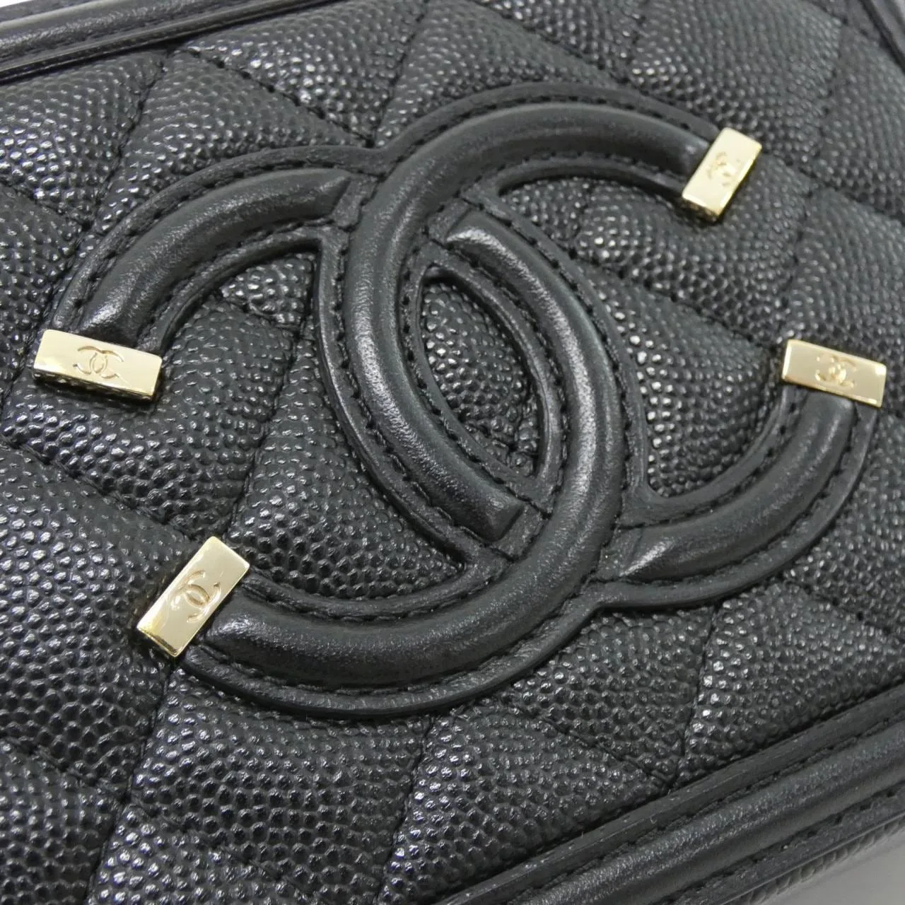 CHANEL 84452 Shoulder Grained Calfskin 4