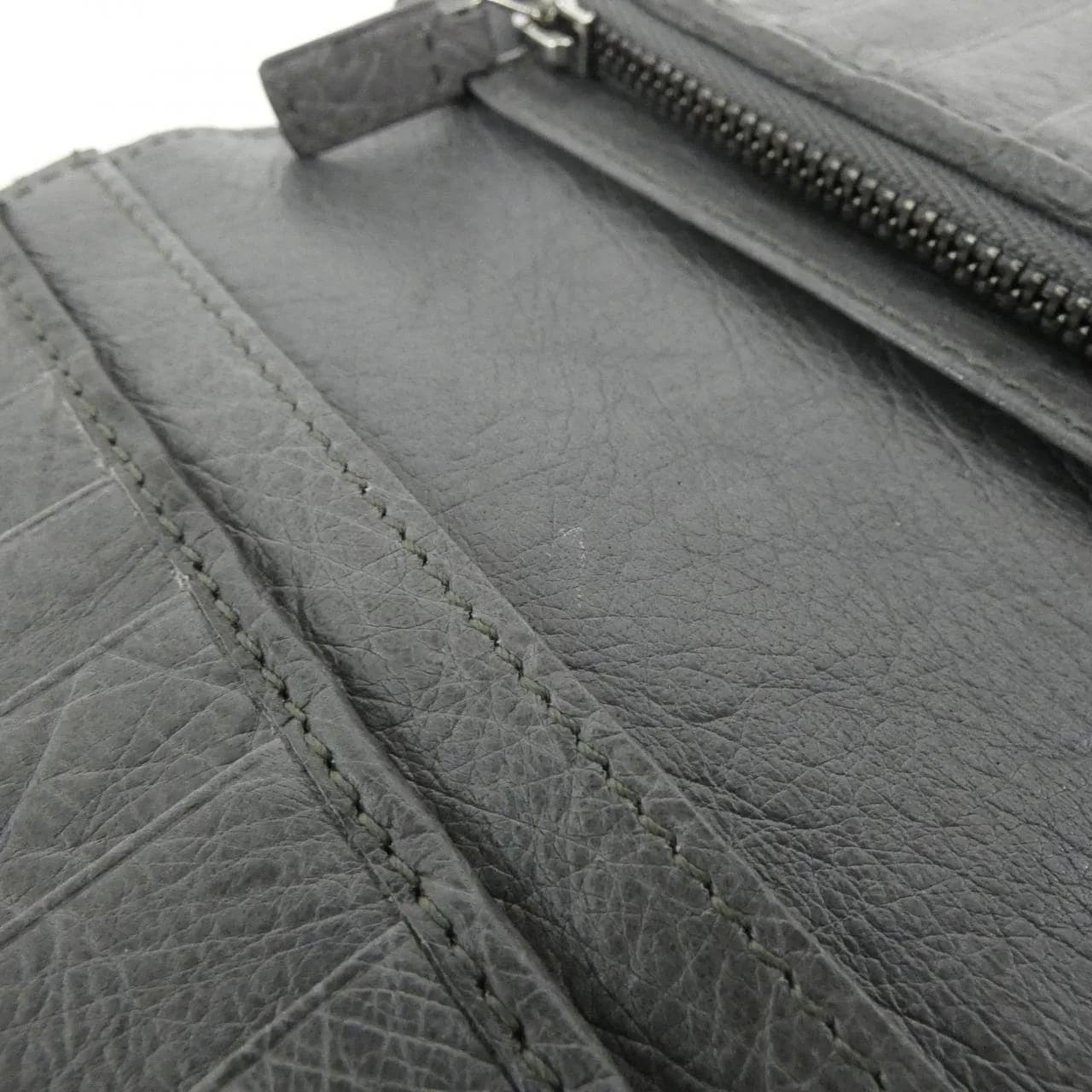 GUCCI 817429 銀包 鴕鳥皮 5