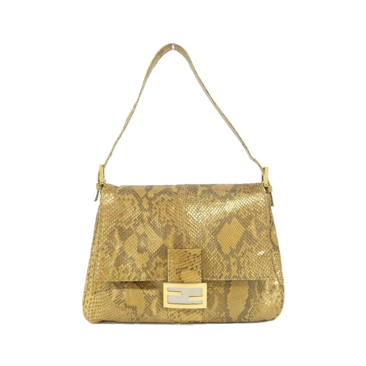 FENDI Baguette 26325 肩背包 蟒蛇皮