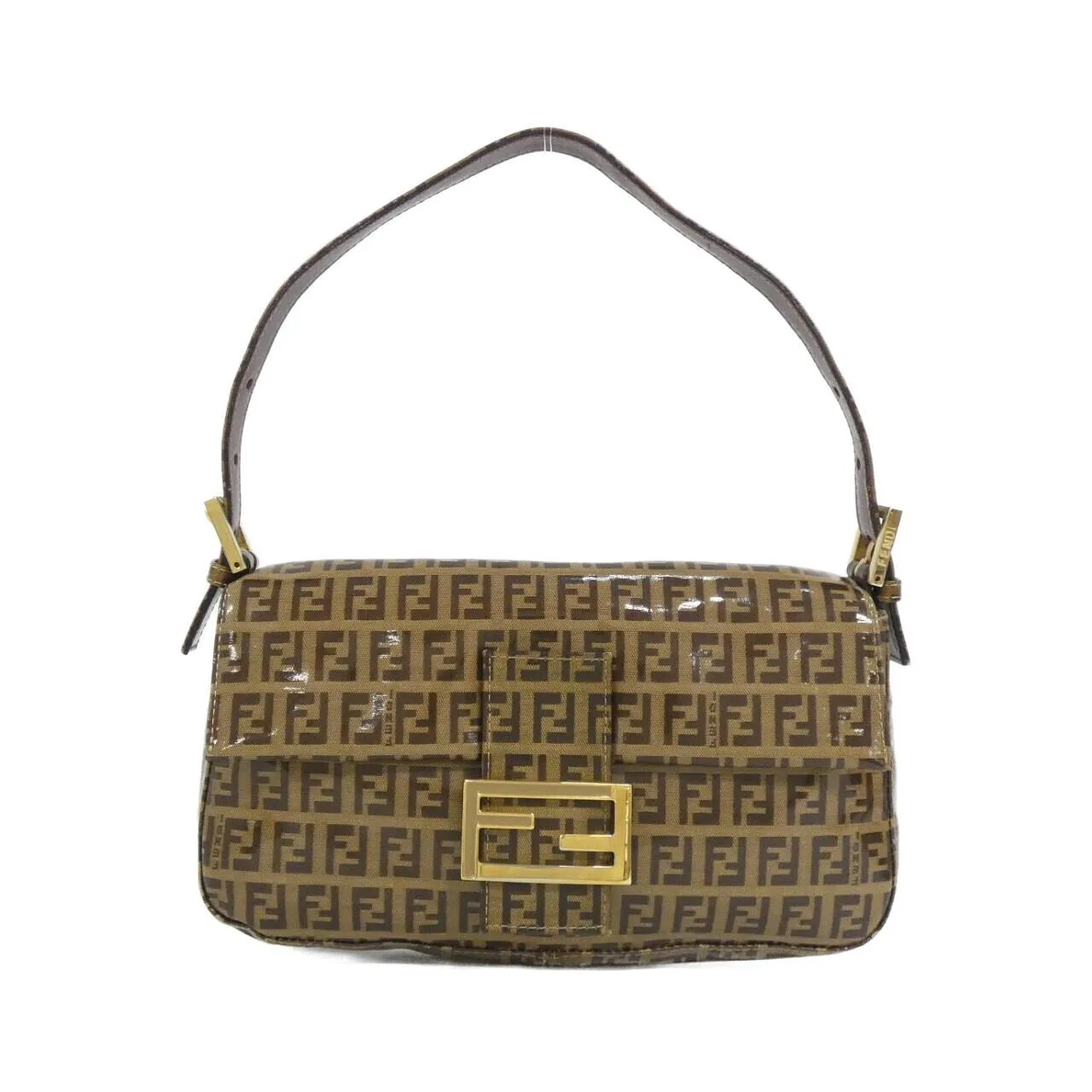 FENDI Baguette 26424 Shoulder Canvas