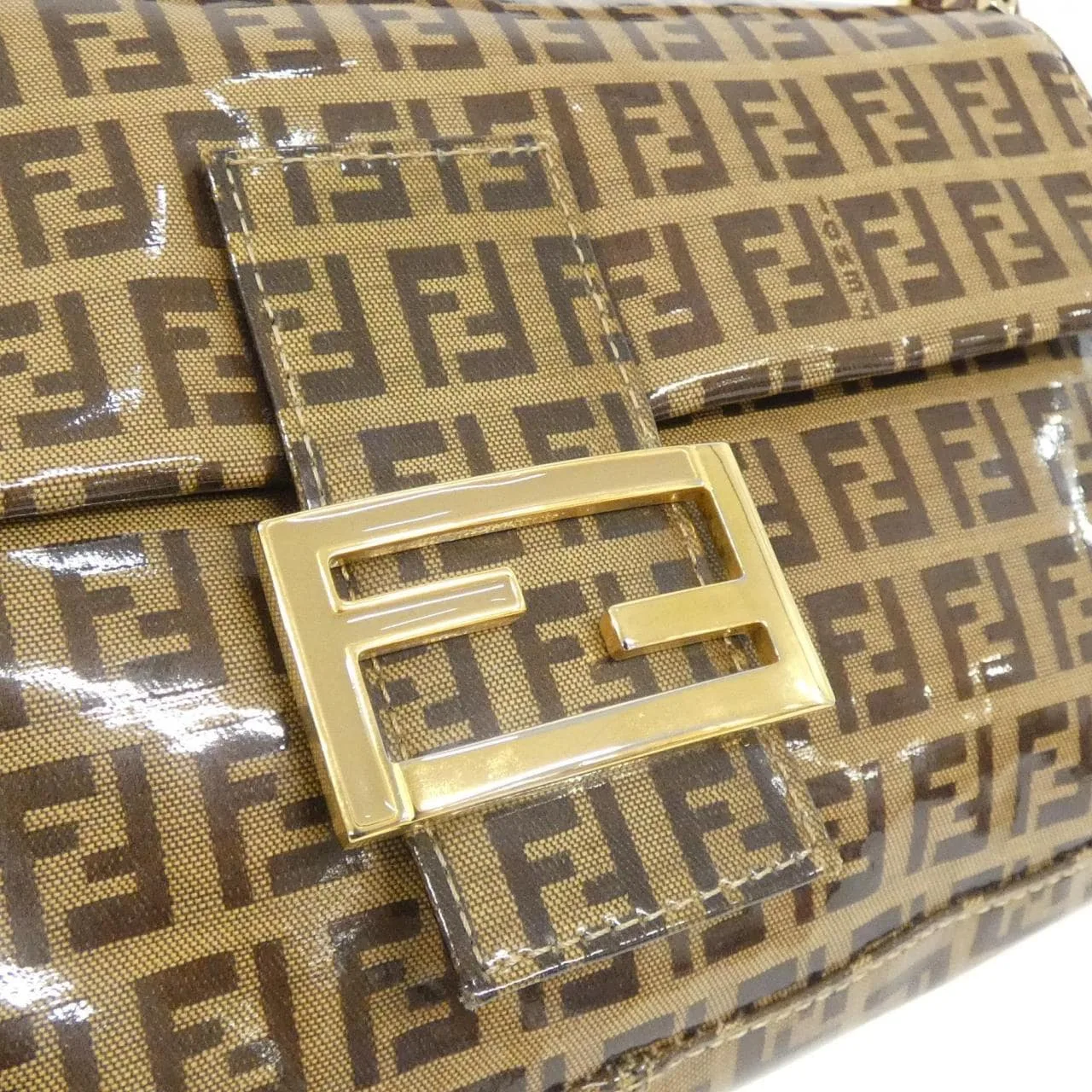 FENDI Baguette 26424 Shoulder Canvas 4