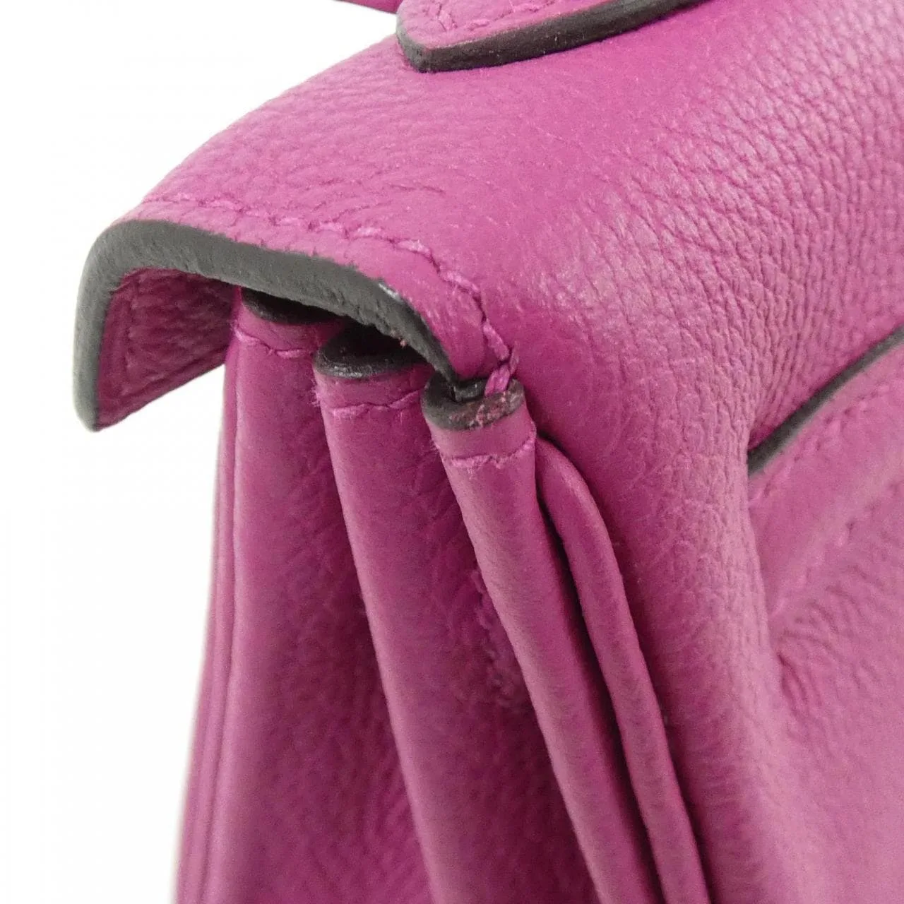 HERMES Kelly 044624CK Handbag Togo Purple Togo Leather Rank A - Thumbnail 6