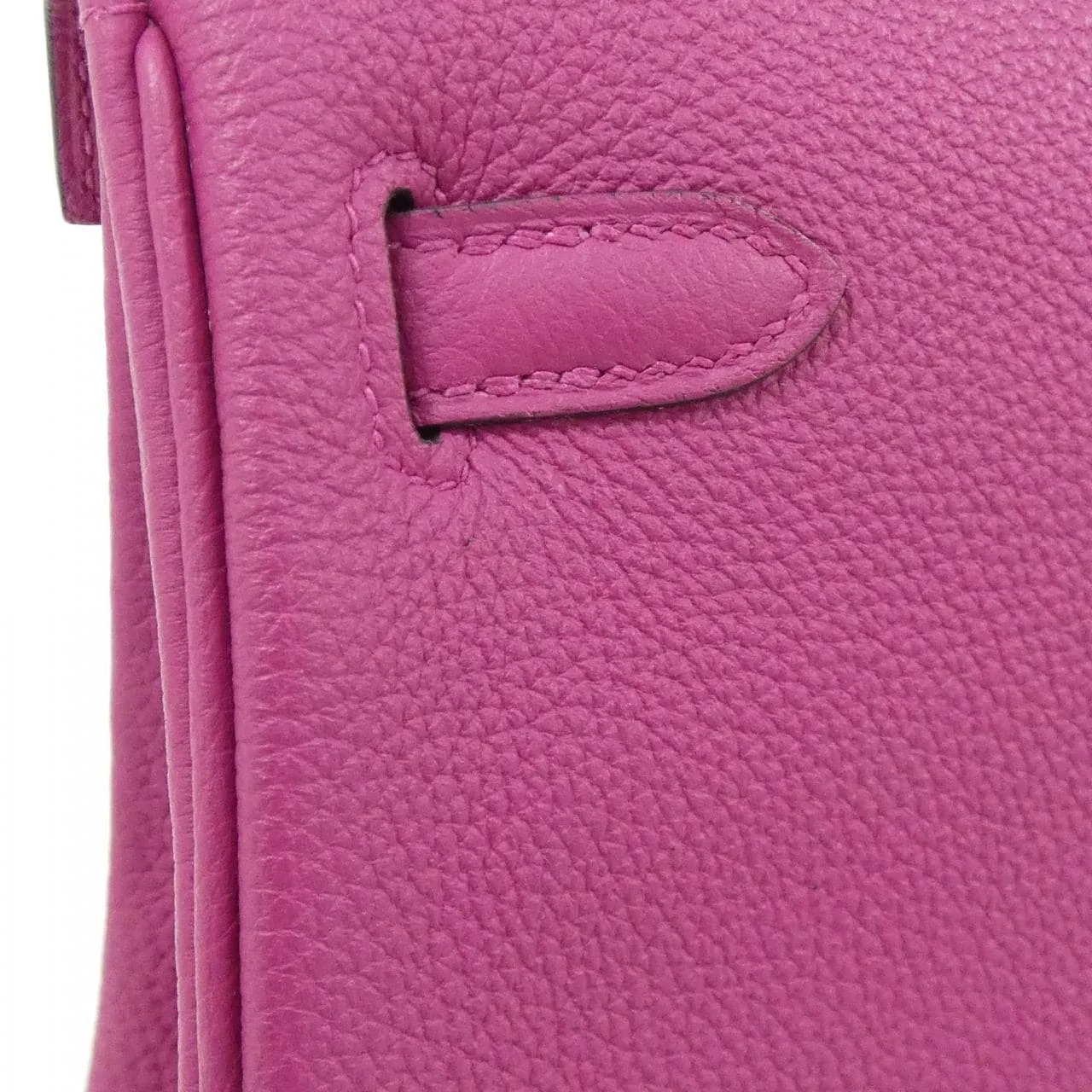 HERMES Kelly 044624CK Handbag Togo Purple Togo Leather Rank A - Thumbnail 7