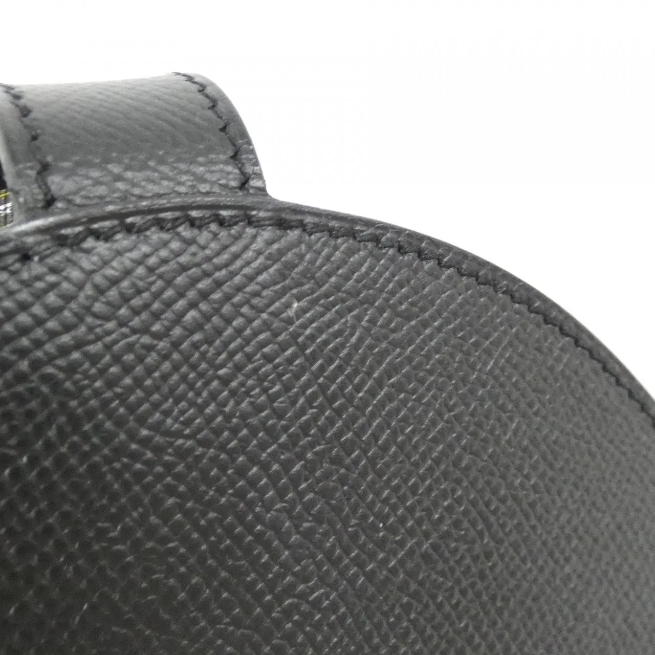 HERMES 070539CK+070542CK Shoulder Epsom Black Epsom Leather Rank A - Thumbnail 2