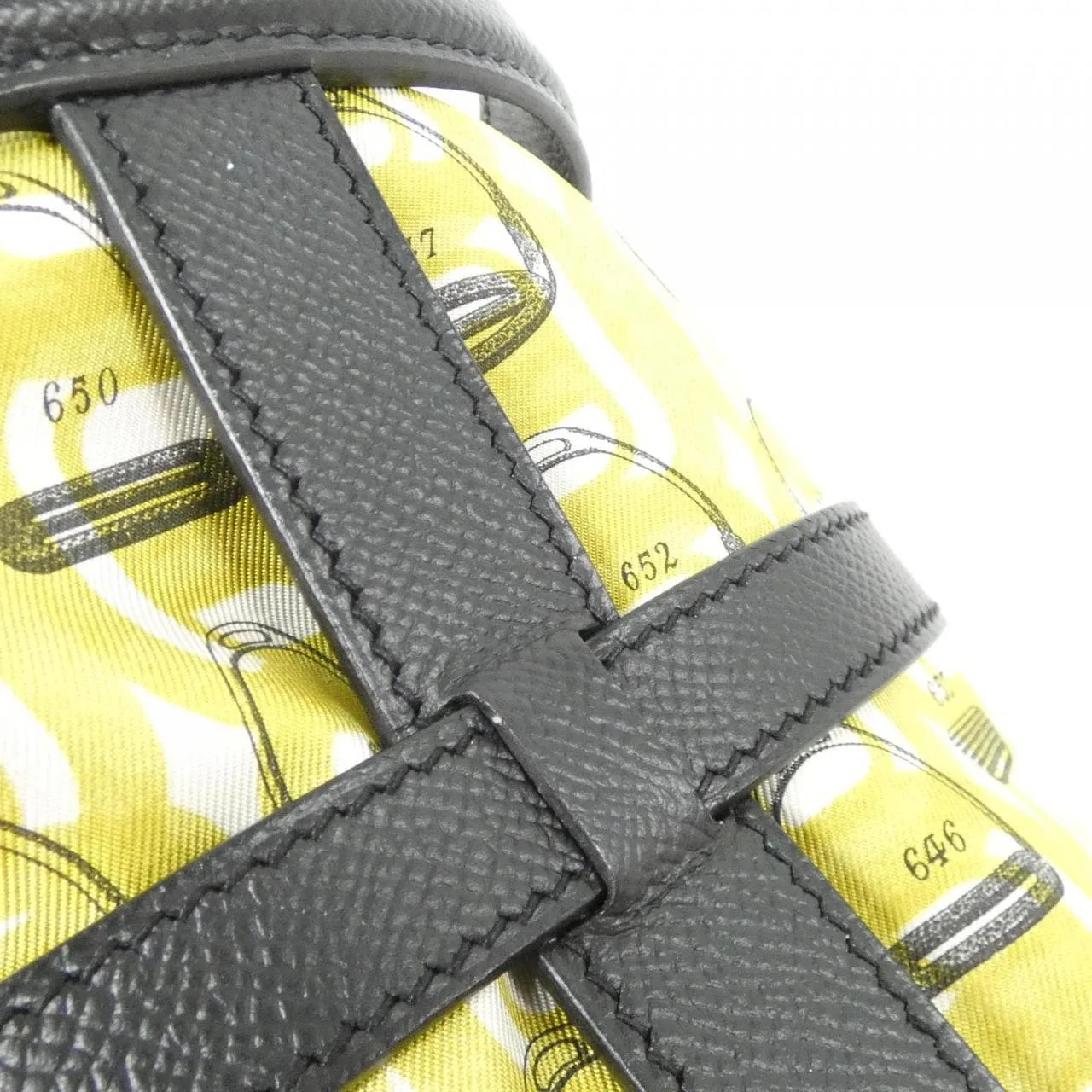 HERMES 070539CK+070542CK Shoulder Epsom Black Epsom Leather Rank A - Thumbnail 3