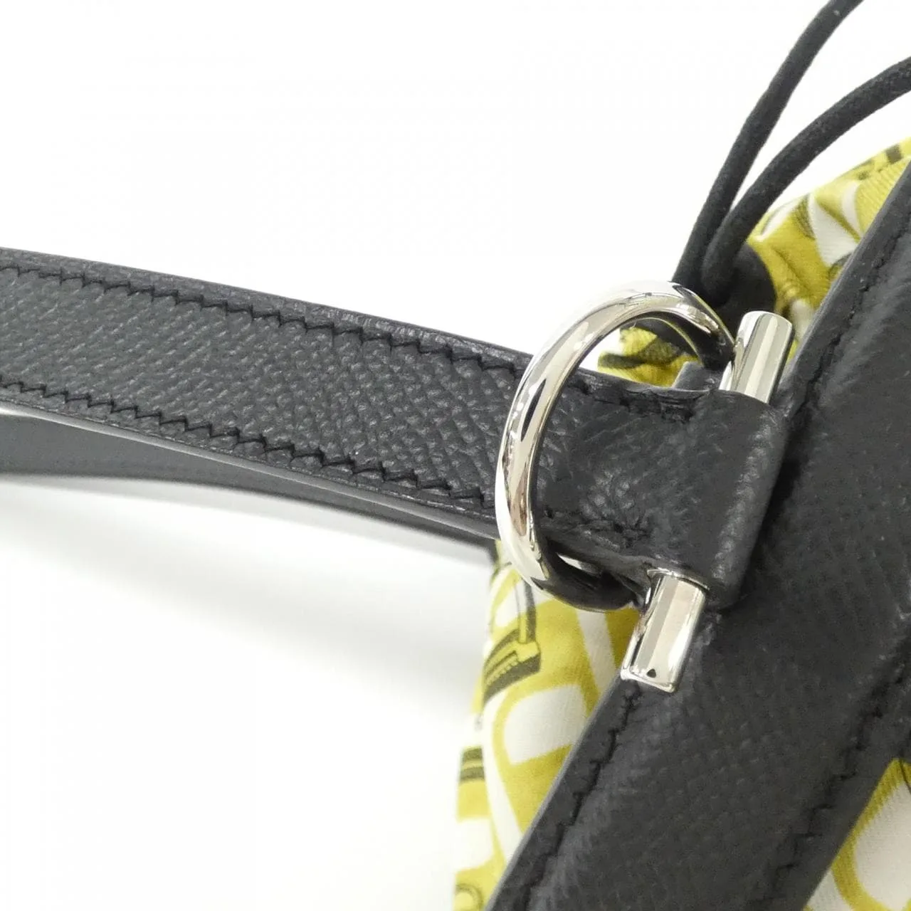 HERMES 070539CK+070542CK Shoulder Epsom Black Epsom Leather Rank A - Thumbnail 4