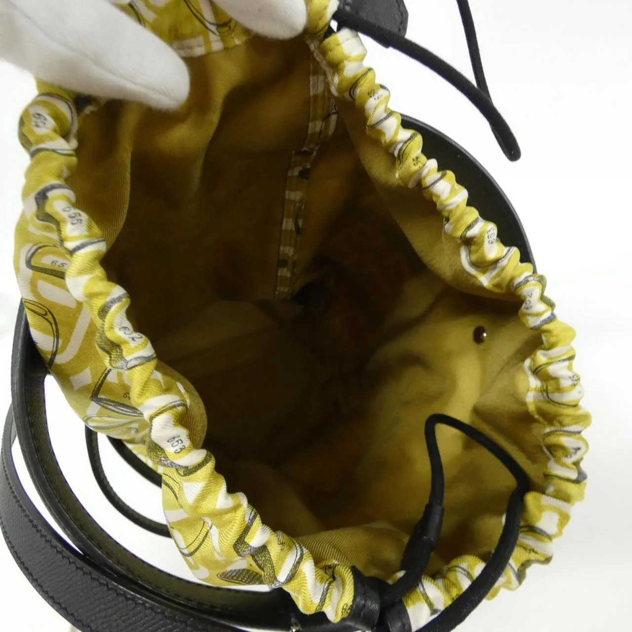 HERMES 070539CK+070542CK Shoulder Epsom Black Epsom Leather Rank A - Thumbnail 5