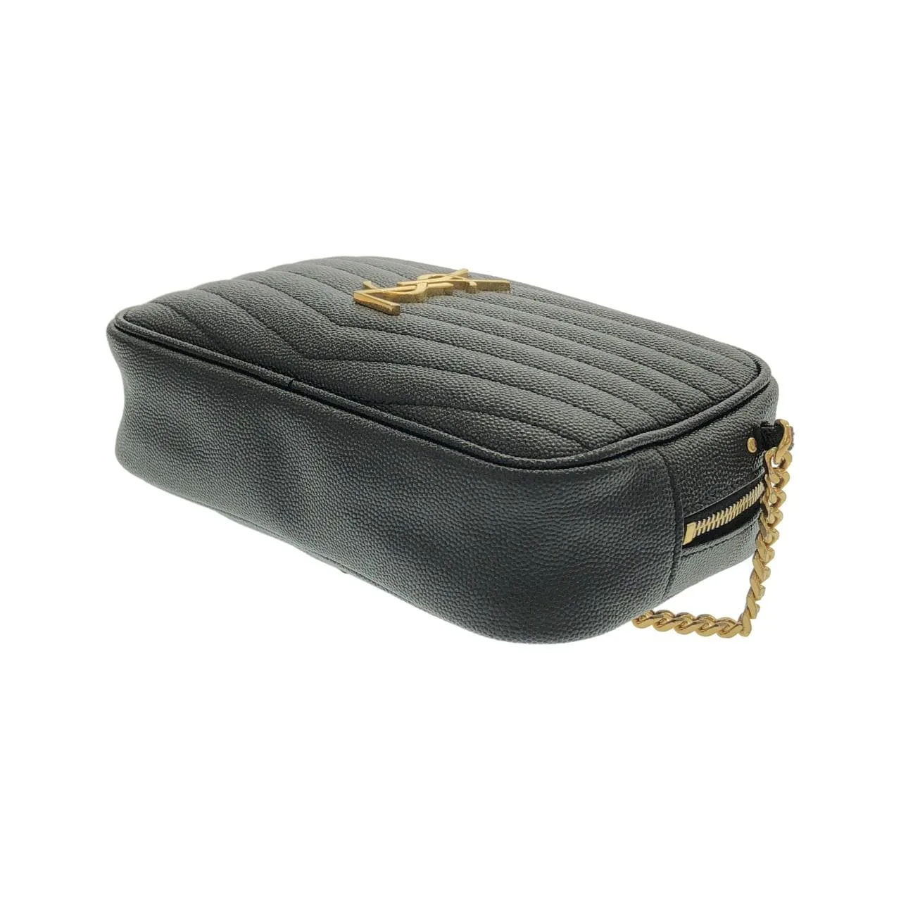 SAINT LAURENT 612579 1GF01 肩背包 黑色 中古品A - 縮圖 3