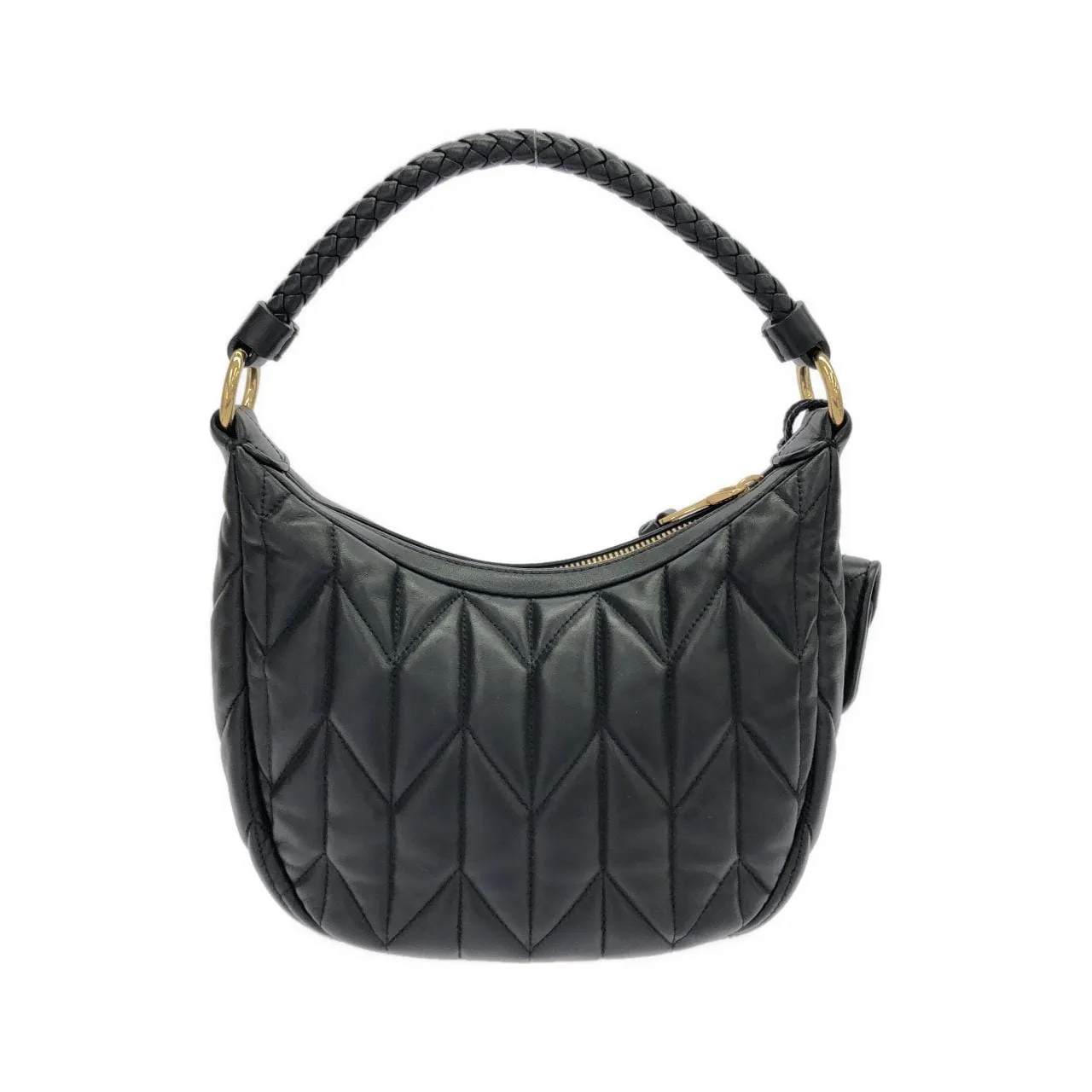 MIU MIU 5BA199 肩背包 黑色 中古品A - 縮圖 2