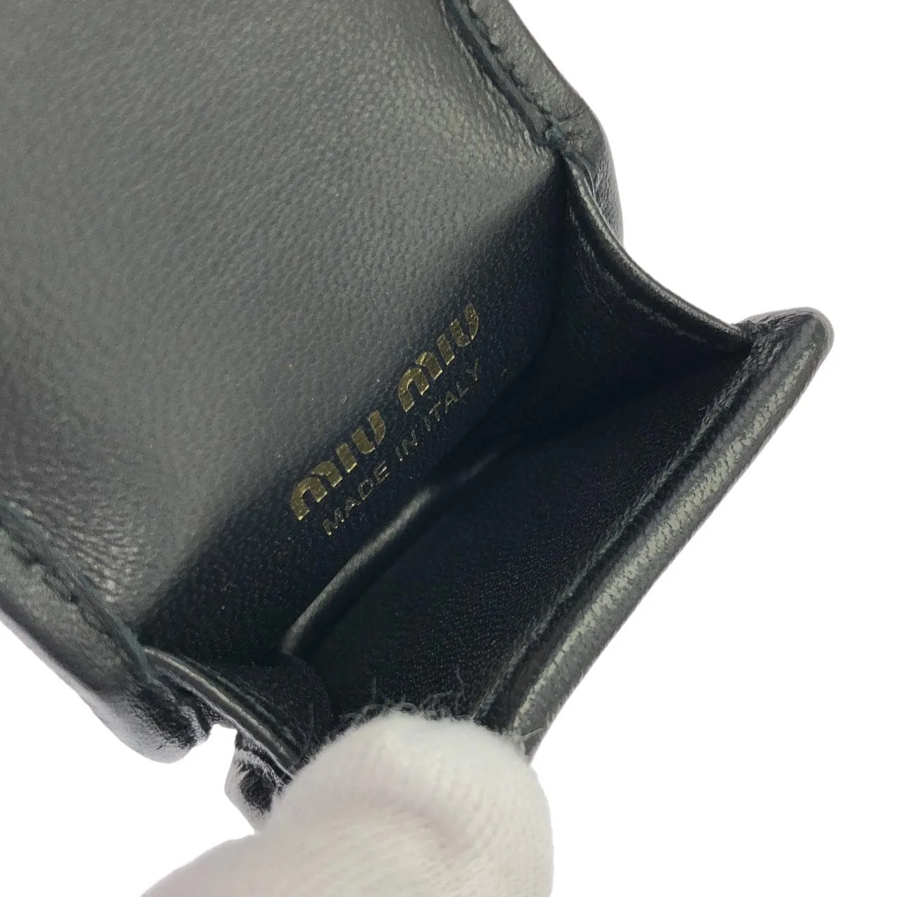 MIU MIU 5BA199 肩背包 黑色 中古品A - 縮圖 8