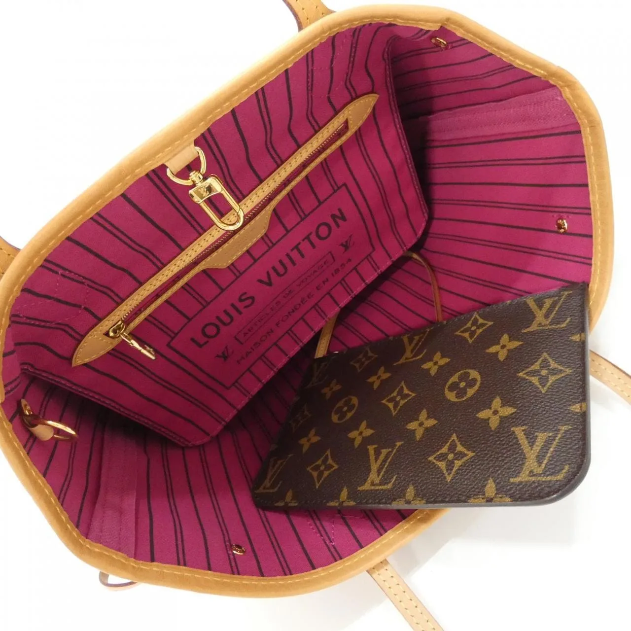 LOUIS VUITTON Neverfull M41245 Tote Monogram Black Monogram Rank A - Thumbnail 7
