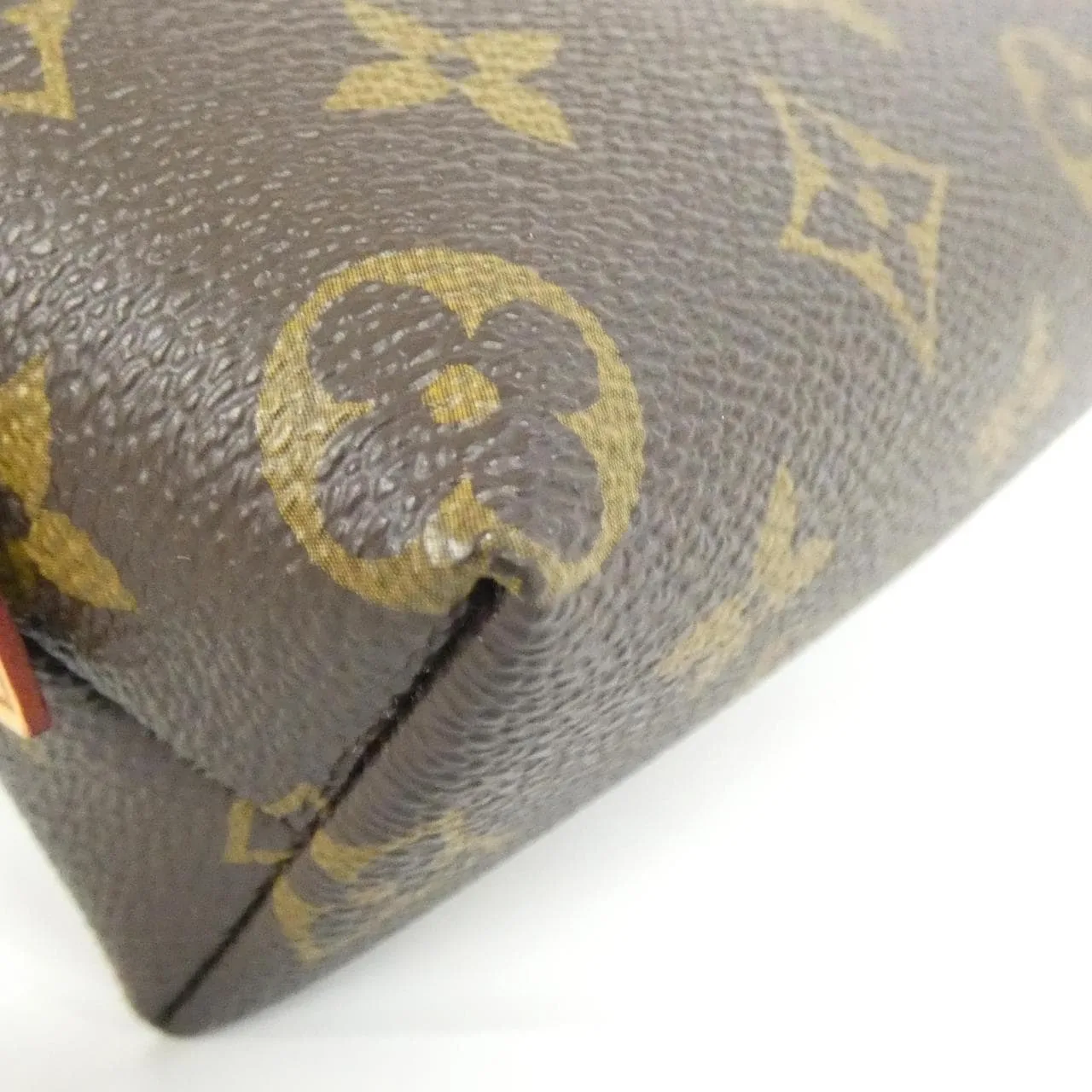 LOUIS VUITTON Pochette M47515 Pouch Monogram 黑色 Monogram 中古品A - 縮圖 2