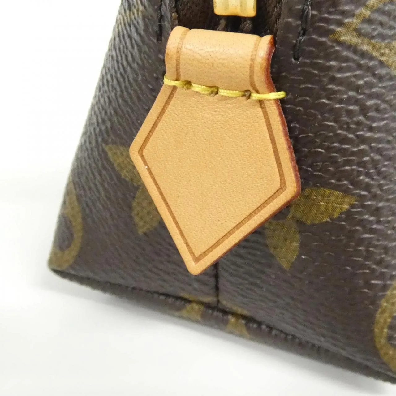 LOUIS VUITTON Pochette M47515 Pouch Monogram 黑色 Monogram 中古品A - 縮圖 3