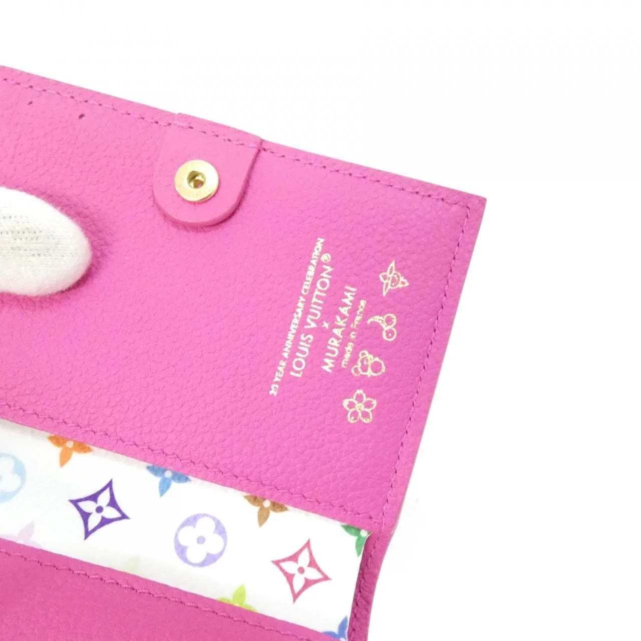LOUIS VUITTON M14087 銀包 Monogram 粉色 Monogram 中古品A - 縮圖 8