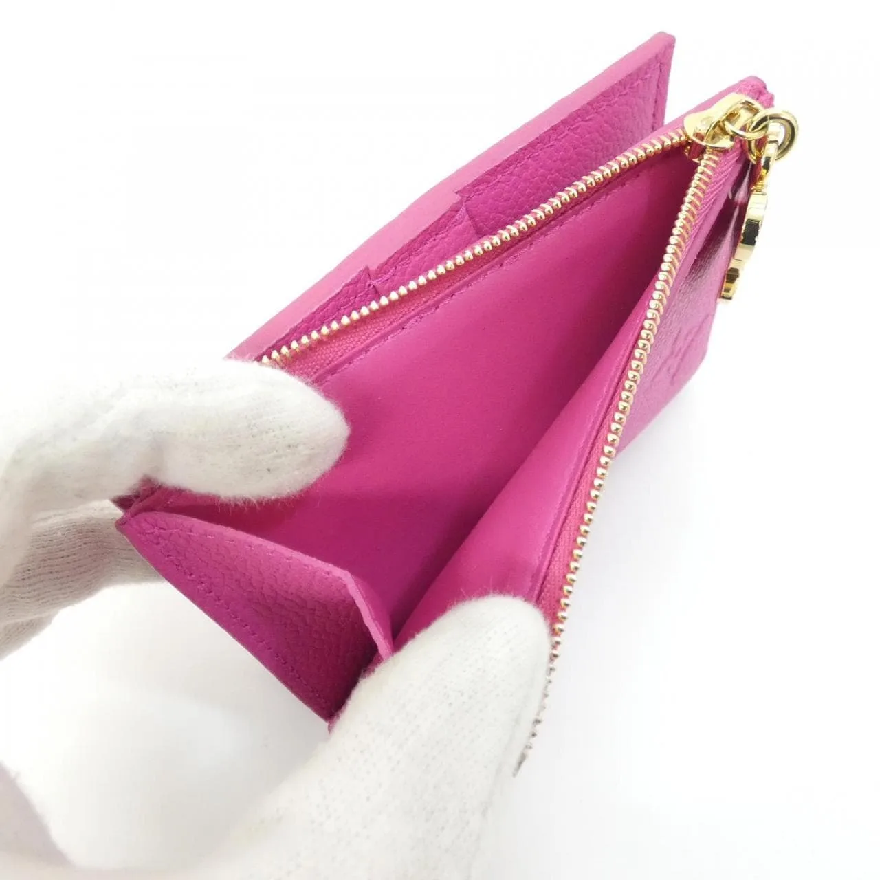 LOUIS VUITTON M14087 銀包 Monogram 粉色 Monogram 中古品A - 縮圖 9
