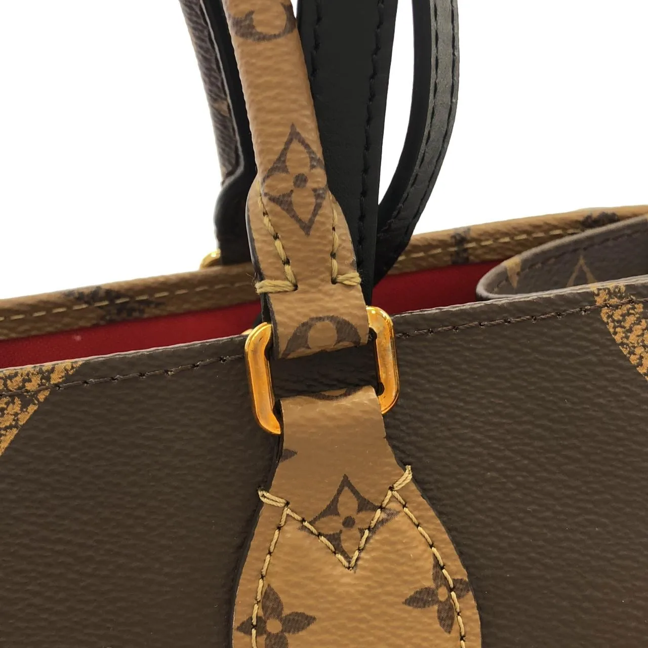 LOUIS VUITTON OnTheGo M45321 手提包 Monogram 黑色 Monogram 中古品A - 縮圖 4