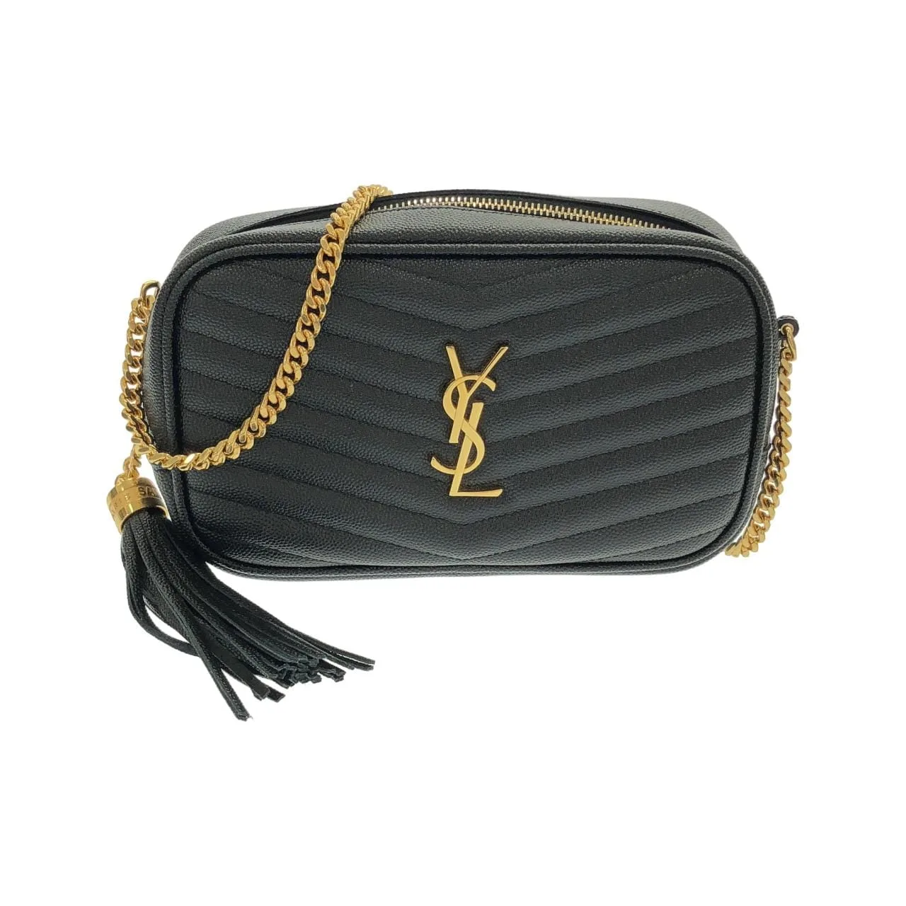 SAINT LAURENT 618057 1GF01 肩背包 Black