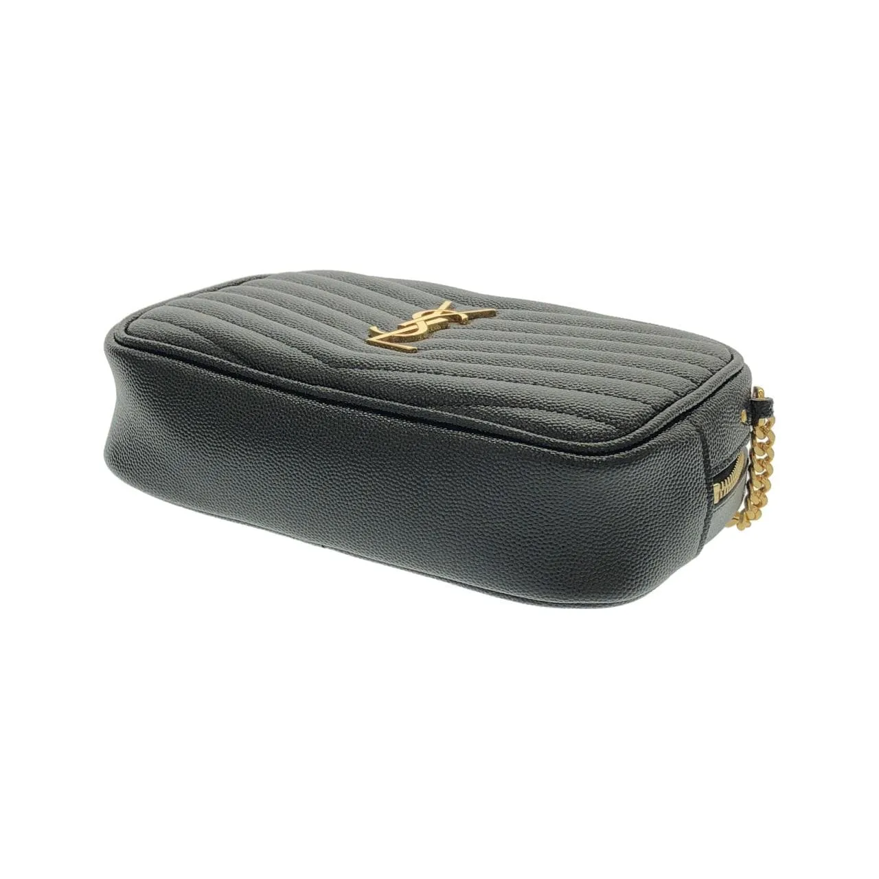 SAINT LAURENT 618057 1GF01 肩背包 黑色 中古品A - 縮圖 3