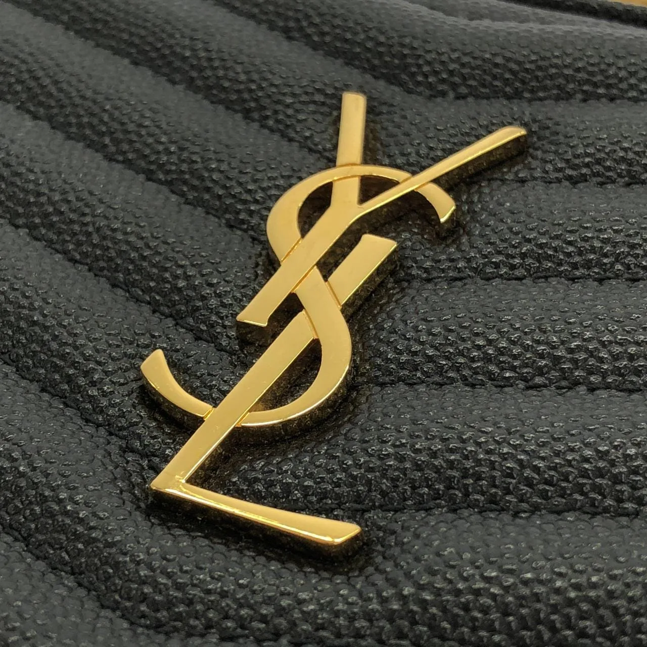 SAINT LAURENT 618057 1GF01 肩背包 黑色 中古品A - 縮圖 4