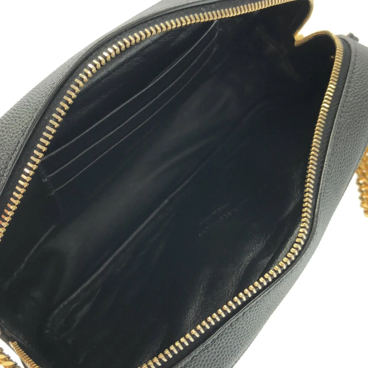 SAINT LAURENT 618057 1GF01 肩背包 黑色 中古品A - 縮圖 6