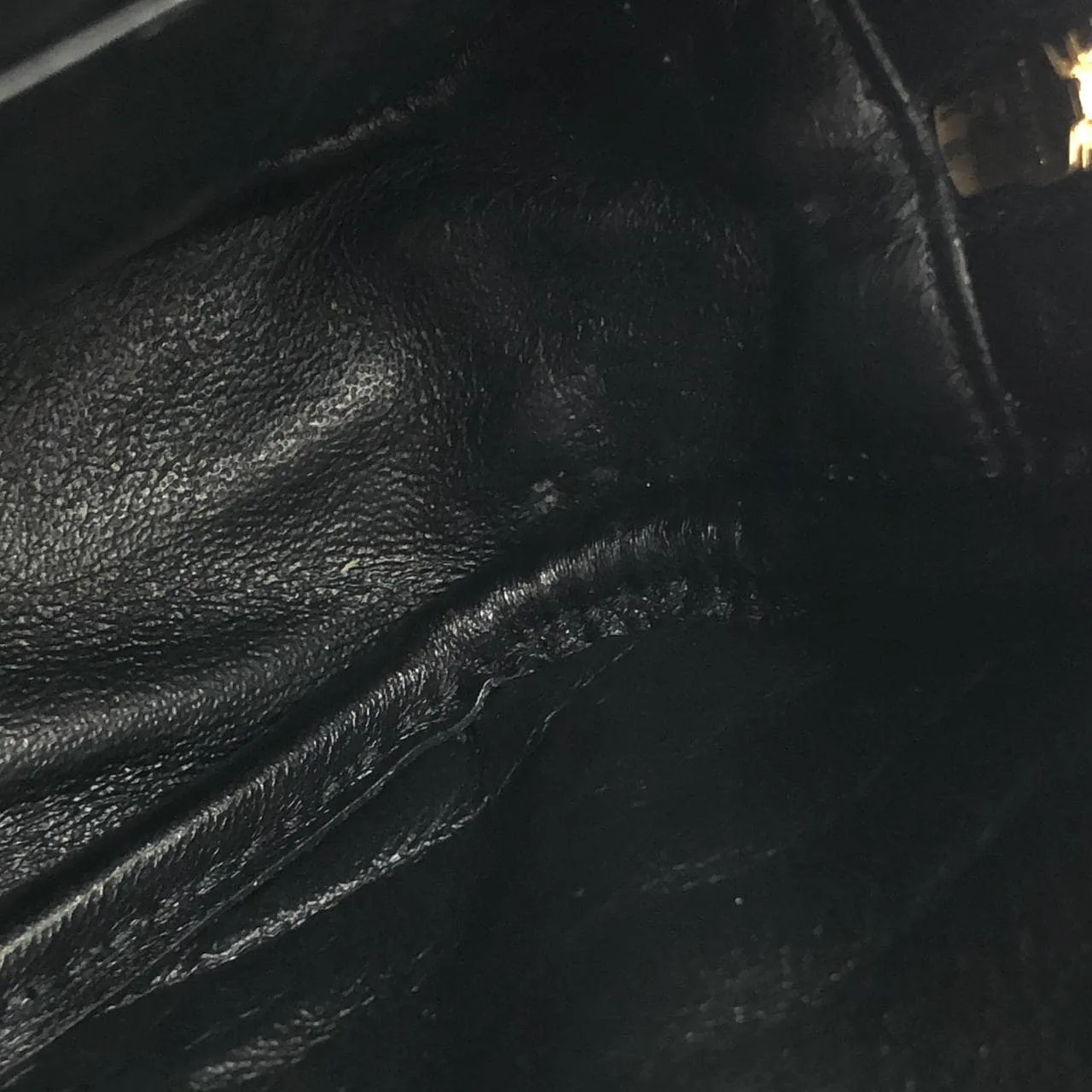 SAINT LAURENT 618057 1GF01 肩背包 黑色 中古品A - 縮圖 7