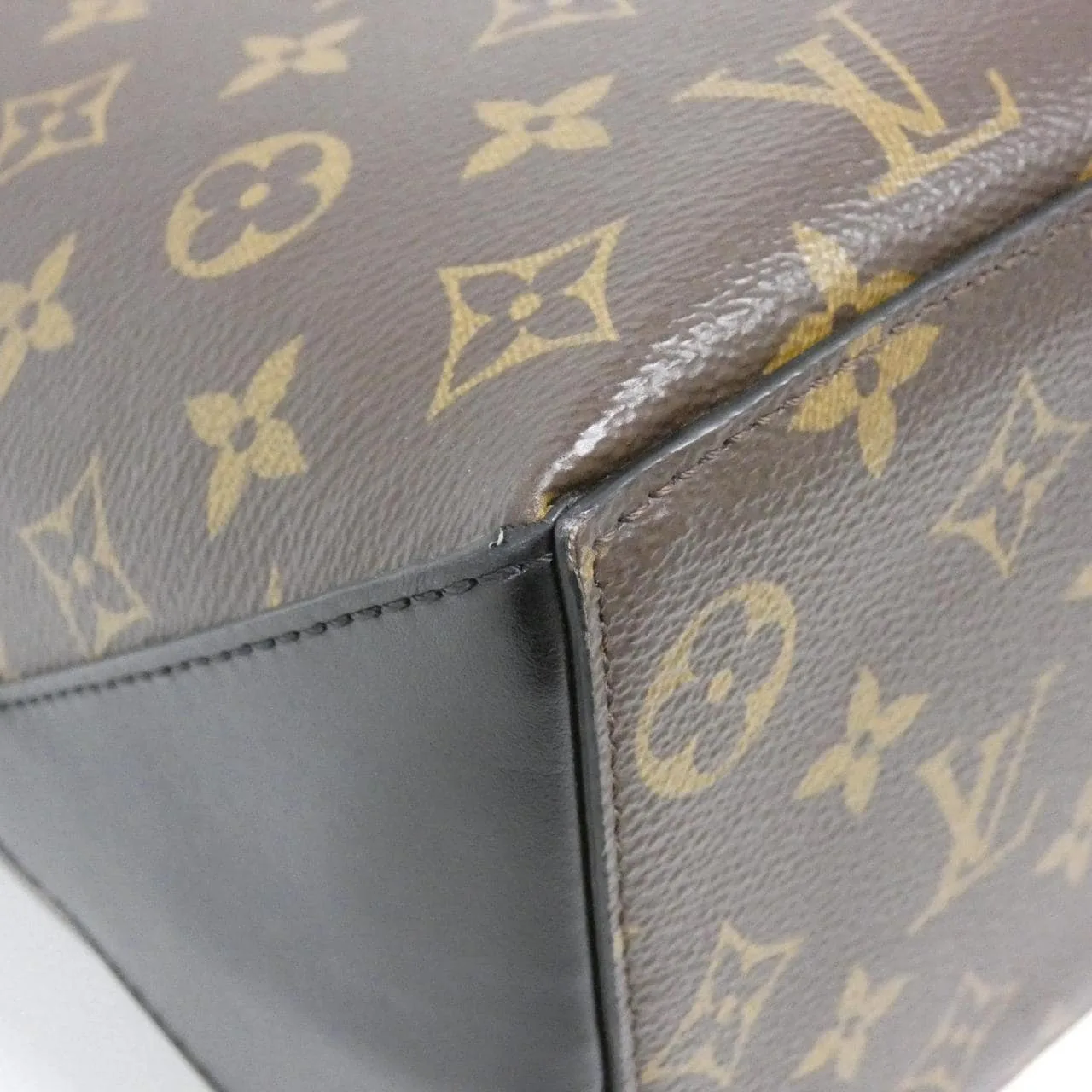LOUIS VUITTON M45734 Tote Monogram 黑色 Monogram 中古品A - 縮圖 3