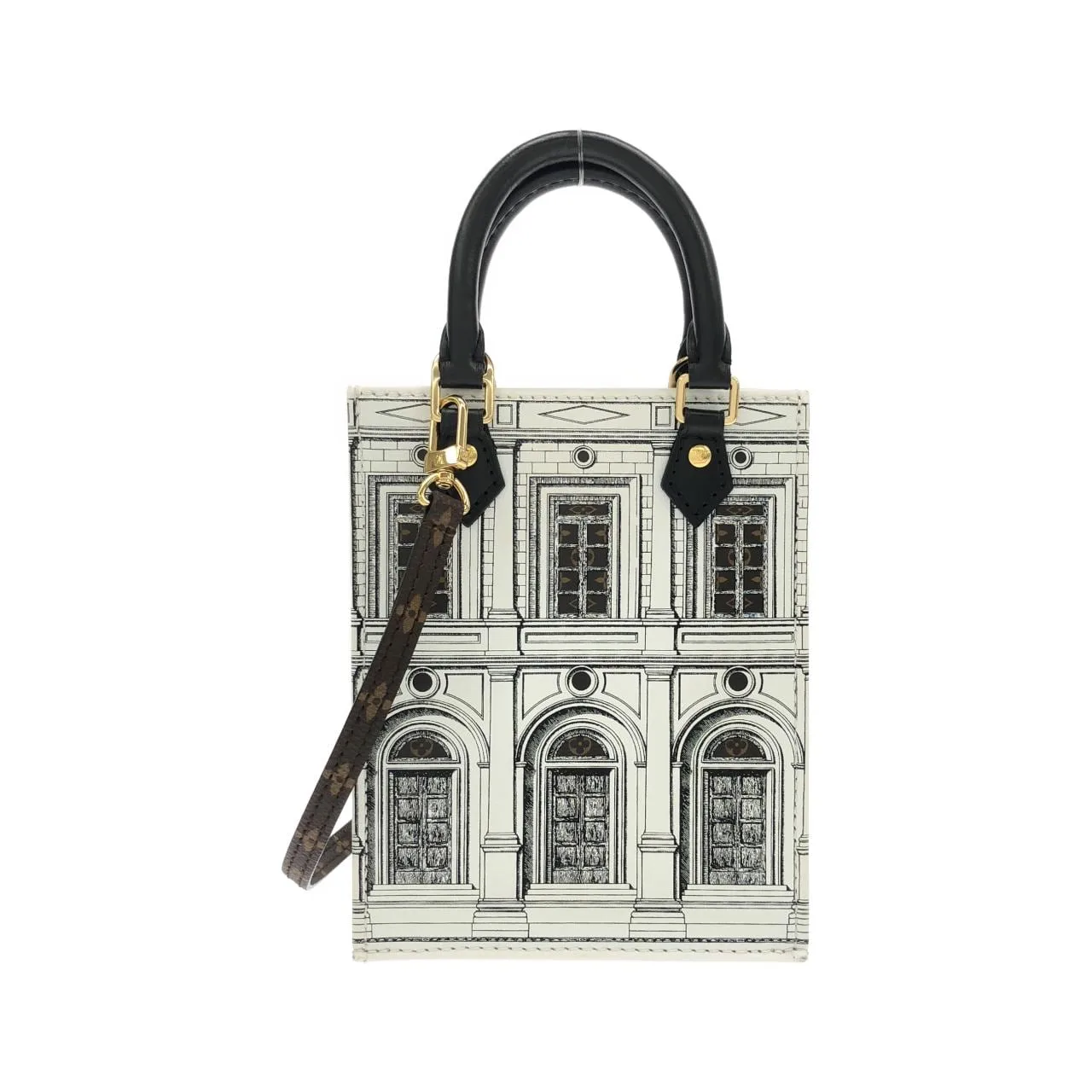 LOUIS VUITTON M80991 Handbag Monogram Black