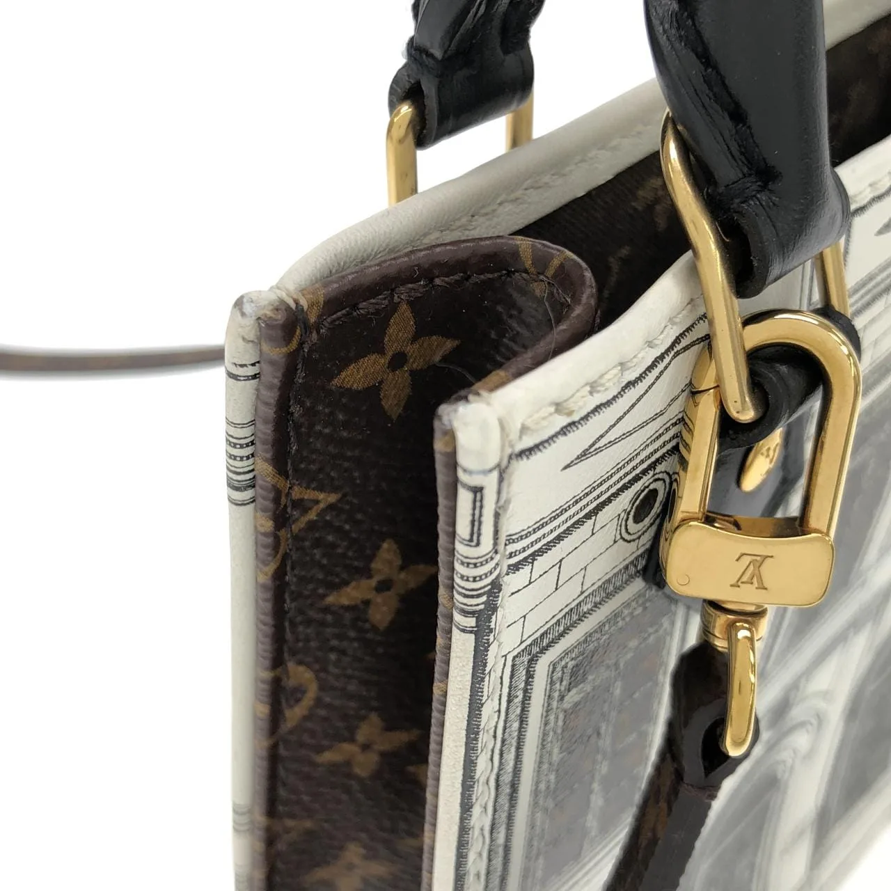 LOUIS VUITTON M80991 Handbag Monogram Black Monogram Rank A - Thumbnail 4