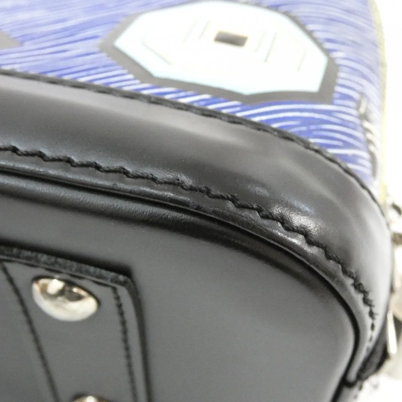 LOUIS VUITTON Alma M50833 Handbag Denim 3