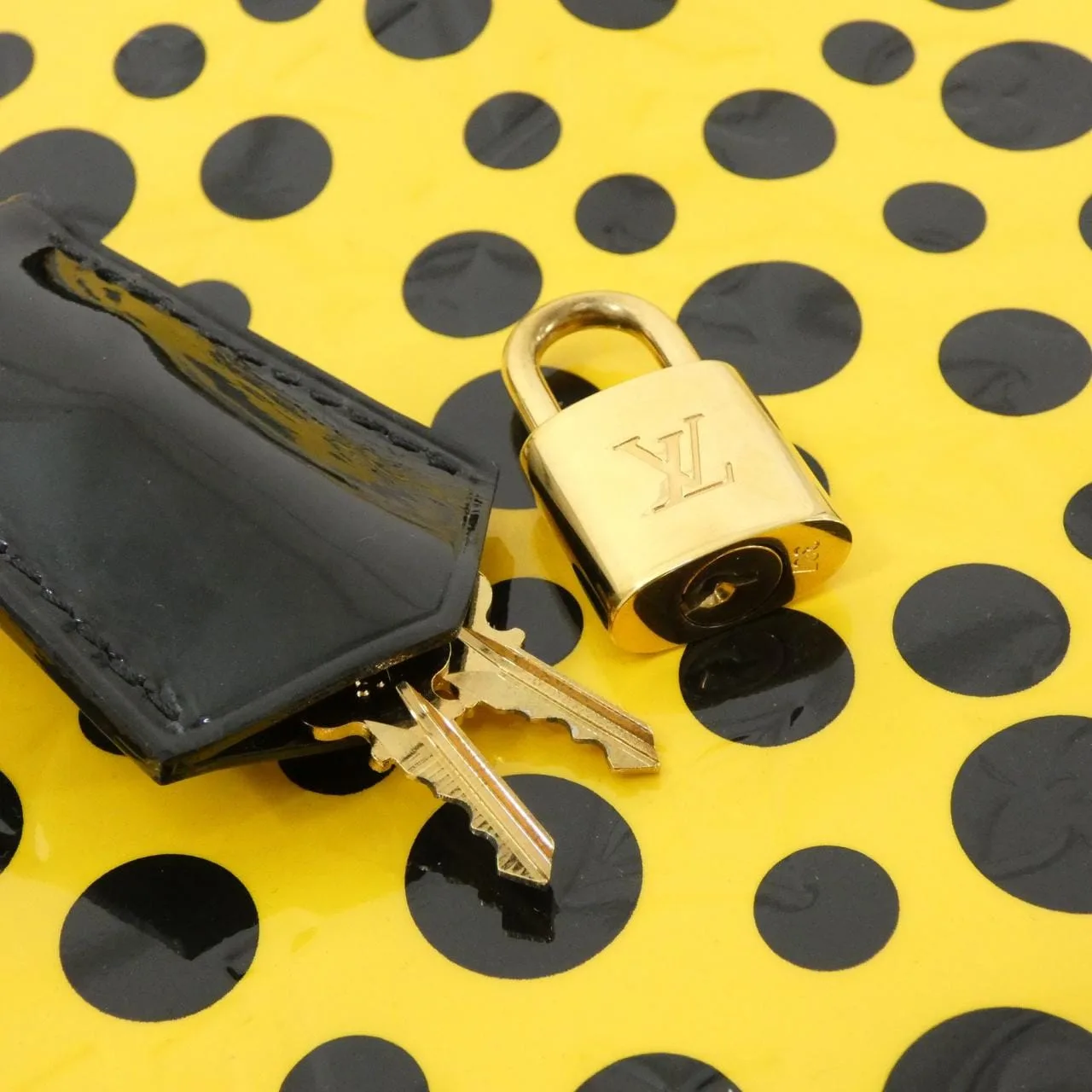 LOUIS VUITTON Lockit M91398 手提包 漆皮 5