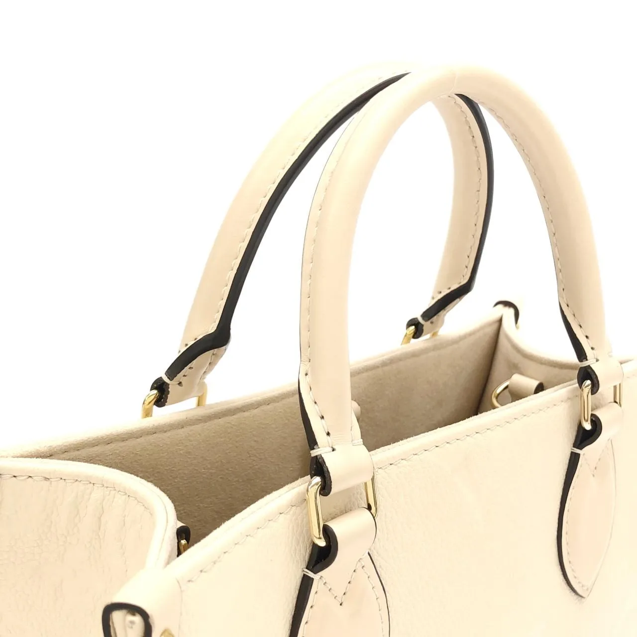 LOUIS VUITTON OnTheGo M46569 Handbag Monogram Black Monogram Rank A - Thumbnail 6