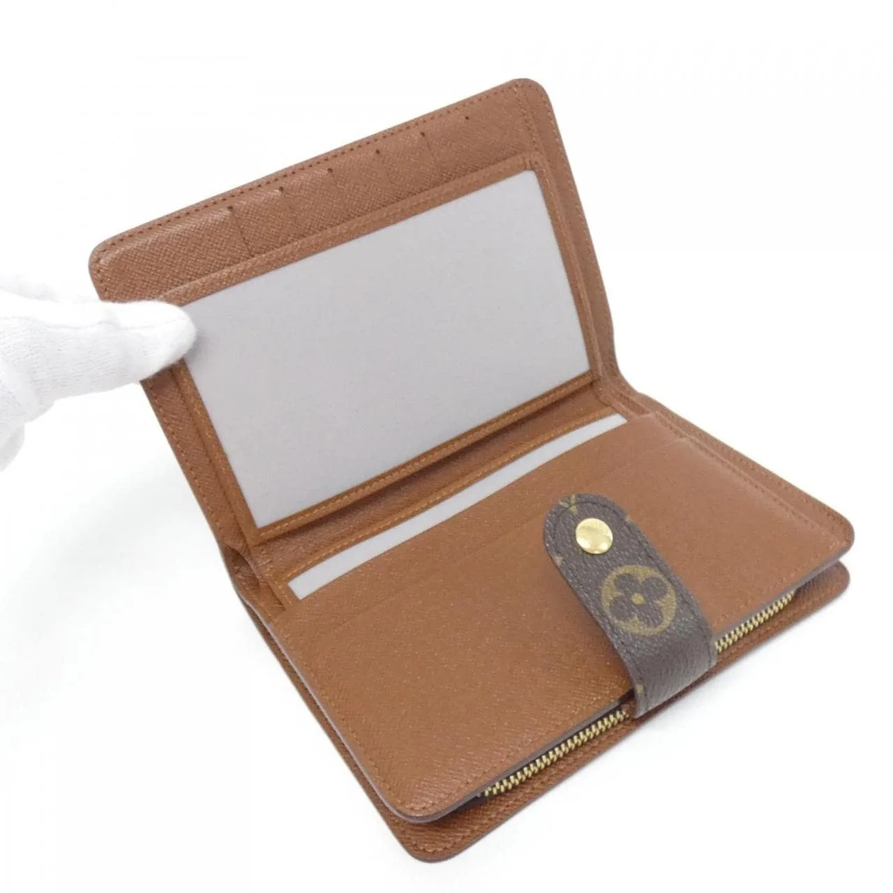 LOUIS VUITTON M61207 銀包 Monogram 黑色 Monogram 中古品A - 縮圖 5