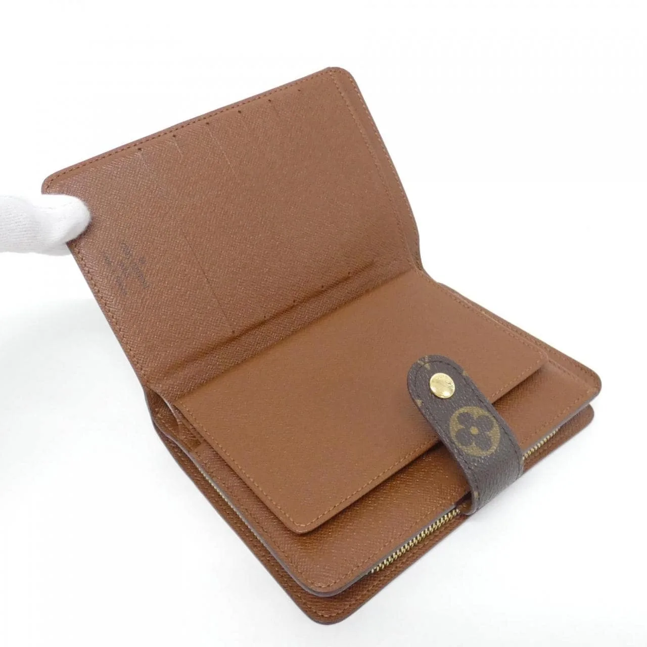 LOUIS VUITTON M61207 銀包 Monogram 黑色 Monogram 中古品A - 縮圖 6