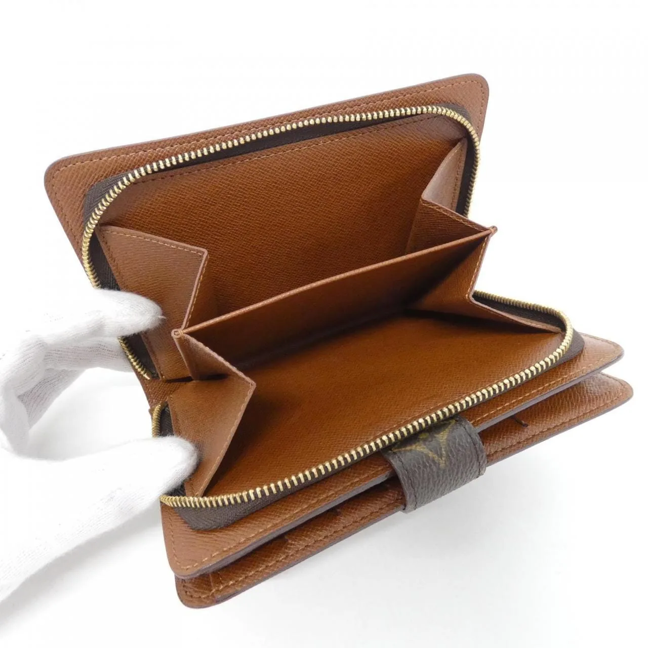 LOUIS VUITTON M61207 銀包 Monogram 黑色 Monogram 中古品A - 縮圖 9