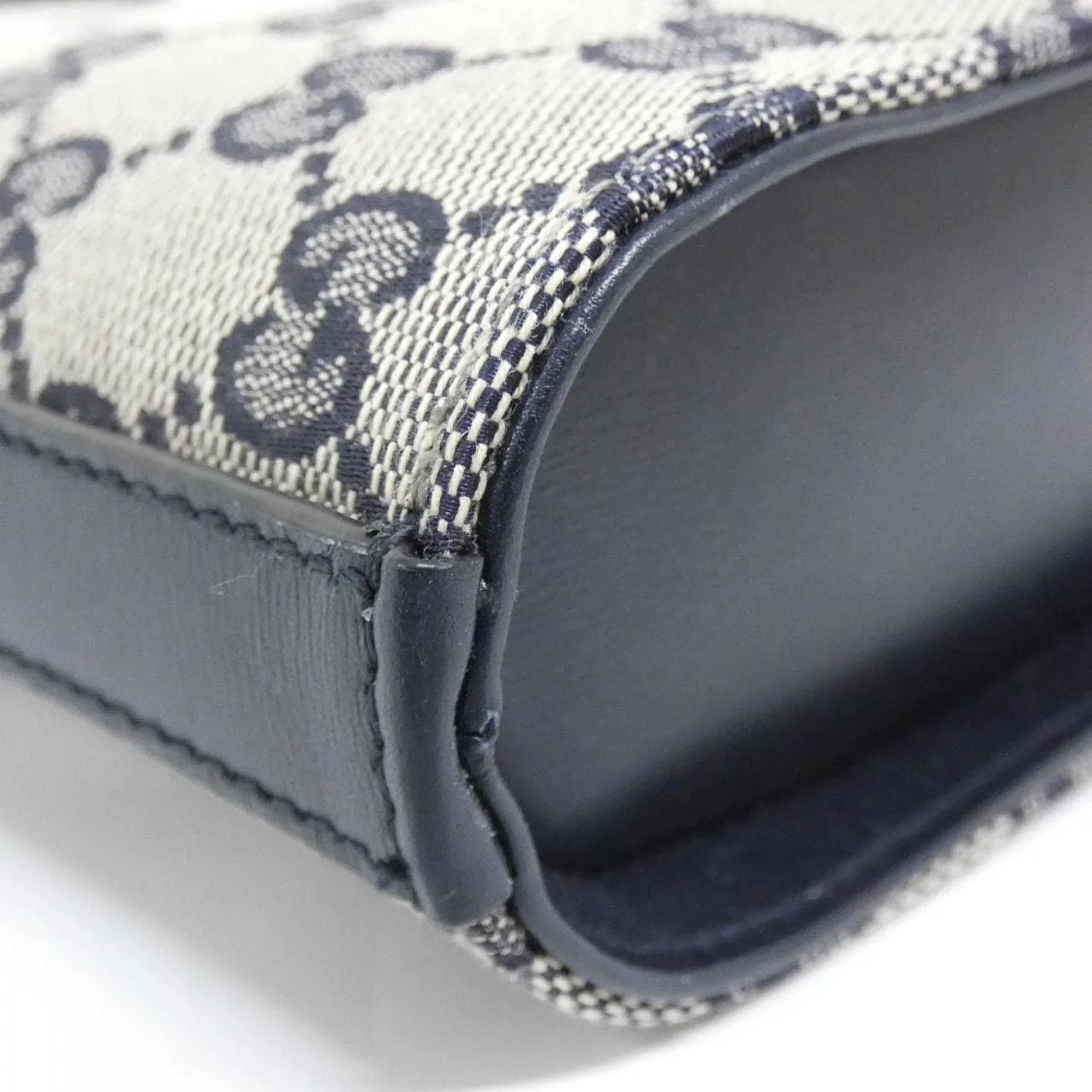 GUCCI 782919 FADAC 肩背包 帆布 黑色 帆布 中古品A - 縮圖 3