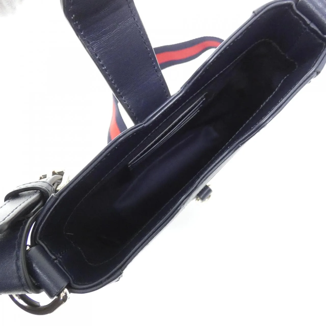 GUCCI 782919 FADAC 肩背包 帆布 黑色 帆布 中古品A - 縮圖 6