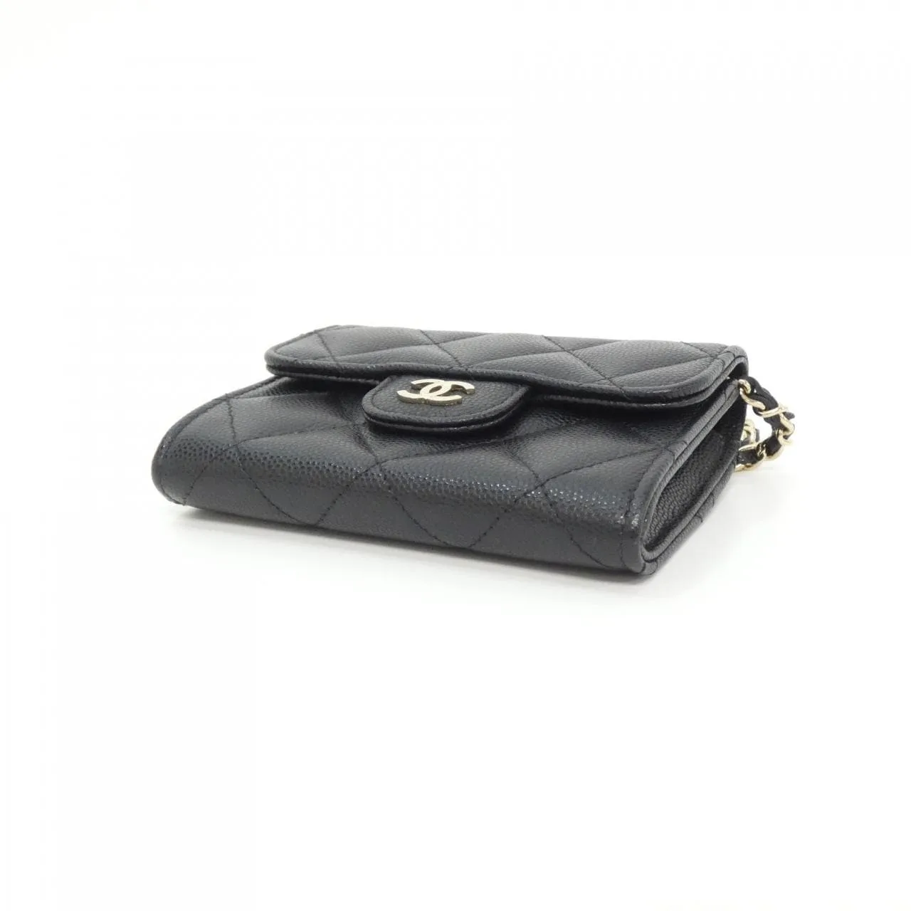 CHANEL Timeless Classic AP0238 Card Case Grained Calfskin Black Grained Calfskin Rank A - Thumbnail 3