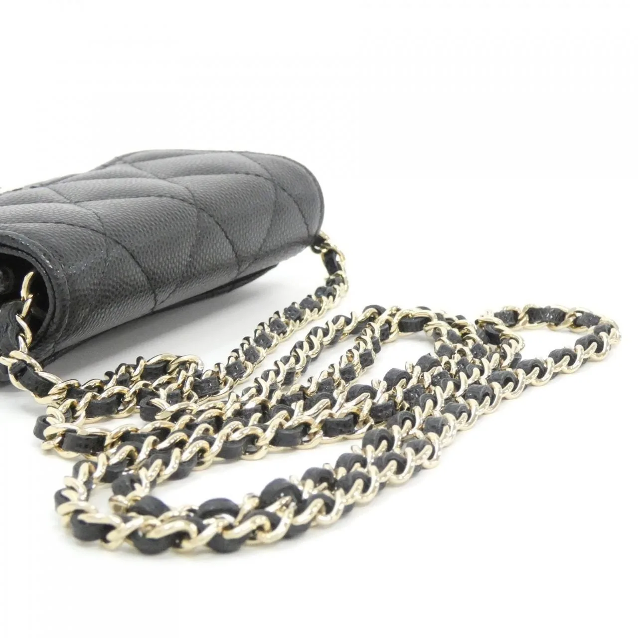 CHANEL Timeless Classic AP0238 Card Case Grained Calfskin Black Grained Calfskin Rank A - Thumbnail 4