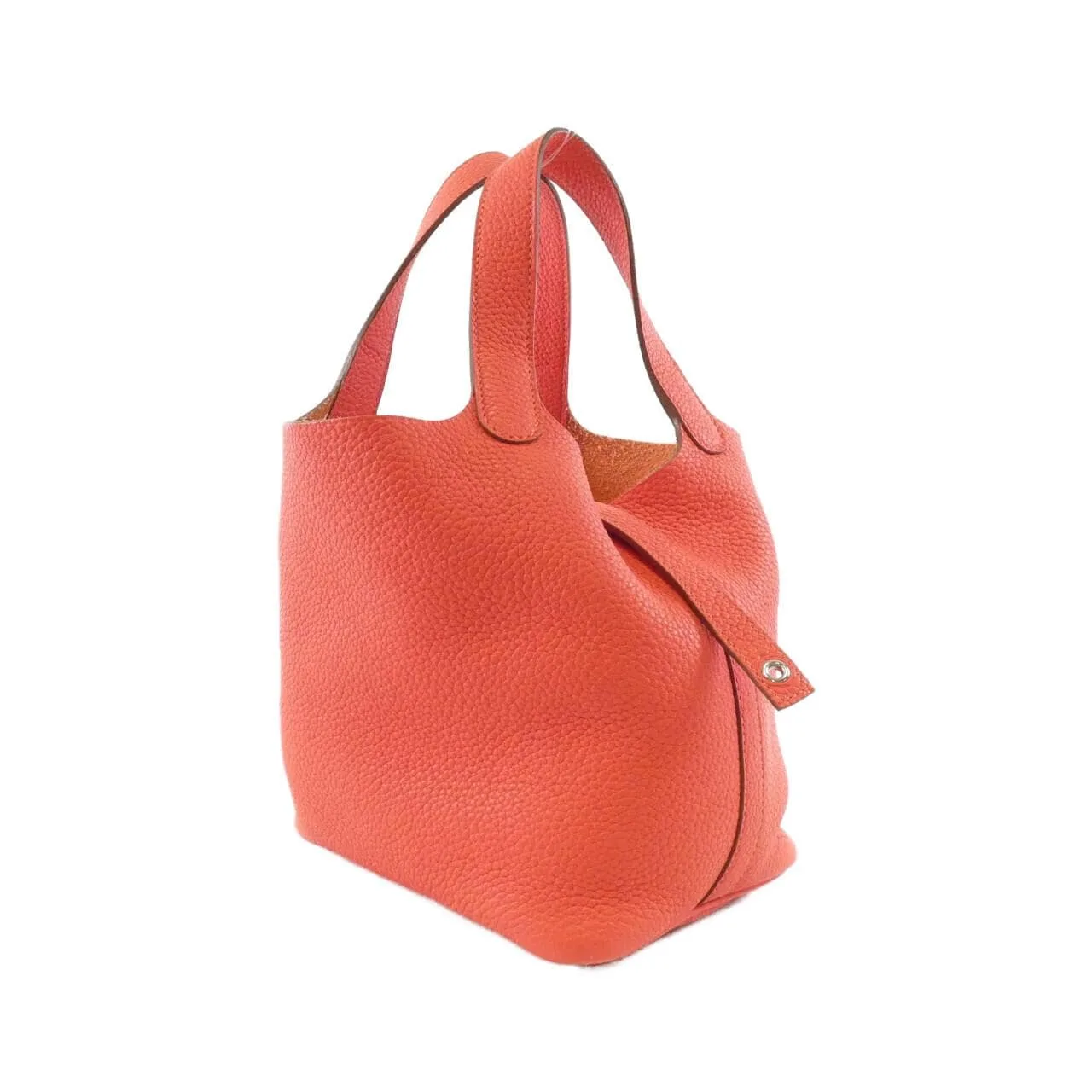 HERMES Picotin 056289CK Handbag Clemence Black