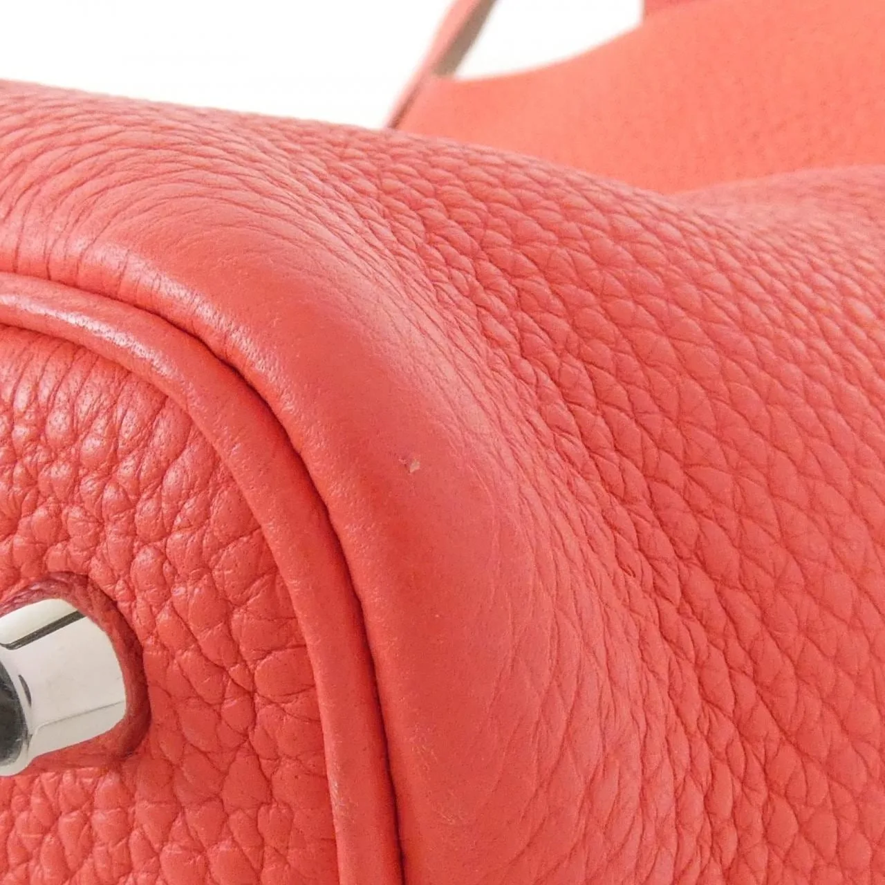 HERMES Picotin 056289CK Handbag Clemence Black Clemence Leather Rank A - Thumbnail 3