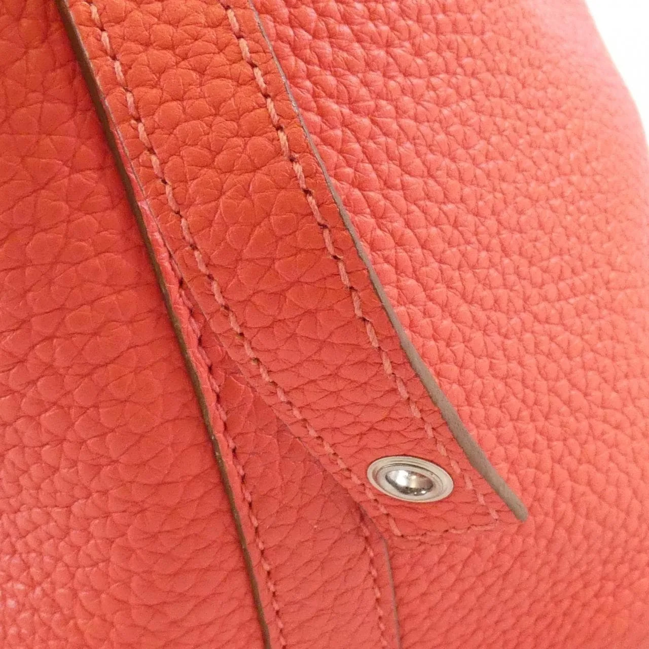 HERMES Picotin 056289CK Handbag Clemence Black Clemence Leather Rank A - Thumbnail 5