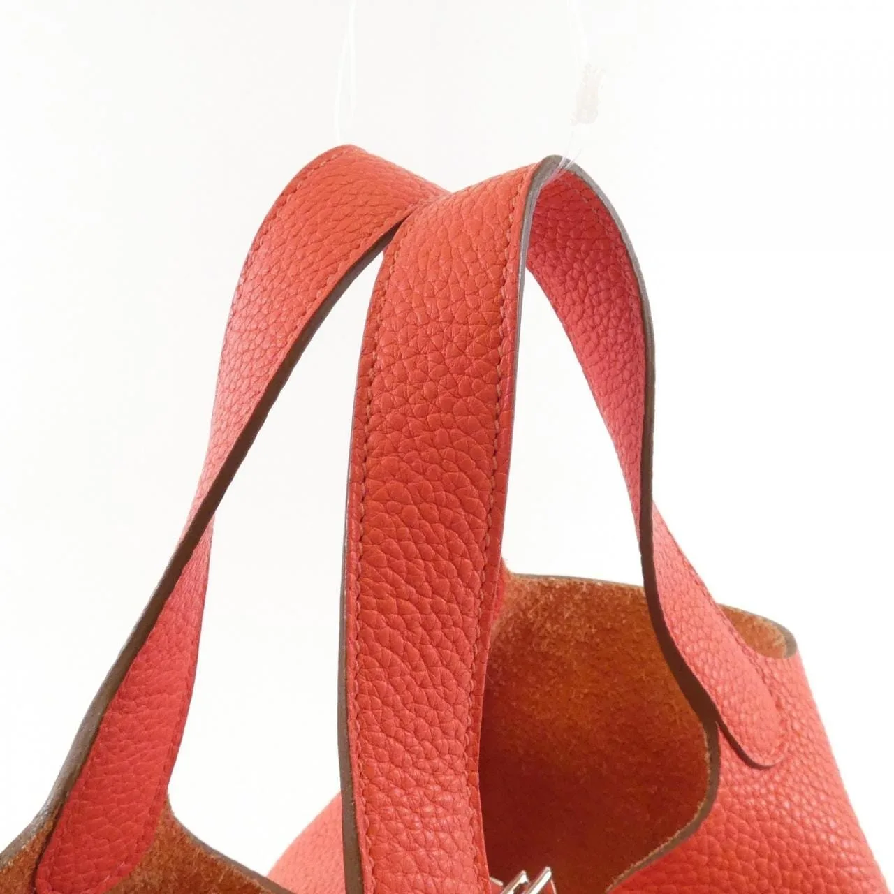 HERMES Picotin 056289CK Handbag Clemence Black Clemence Leather Rank A - Thumbnail 6