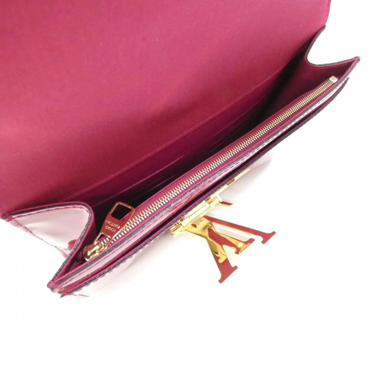 LOUIS VUITTON Pochette M94270 Handbag Vernis Black Vernis Rank A - Thumbnail 9